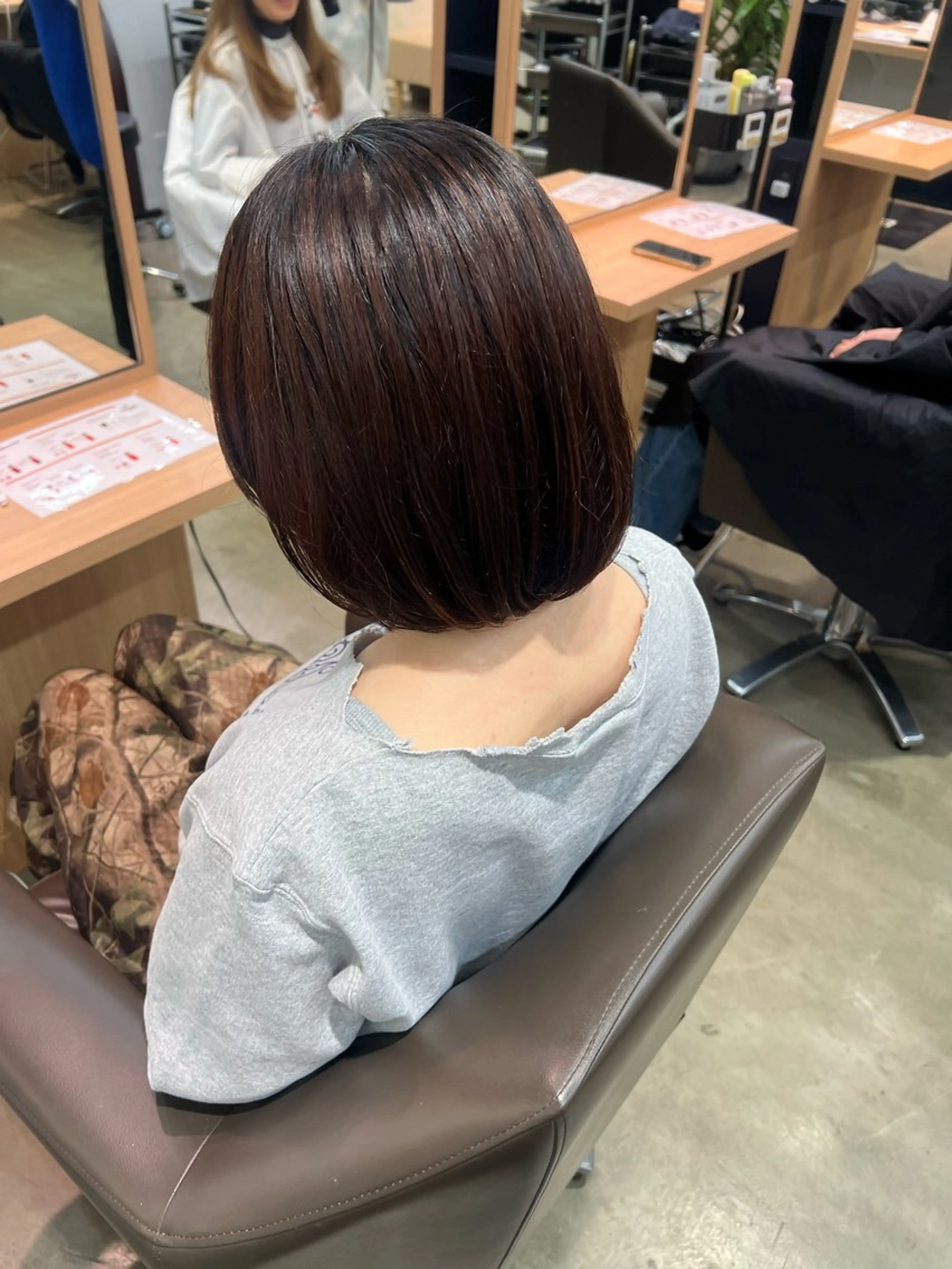 ミディアム ハイライト 山中 欧輔のヘアスタイル