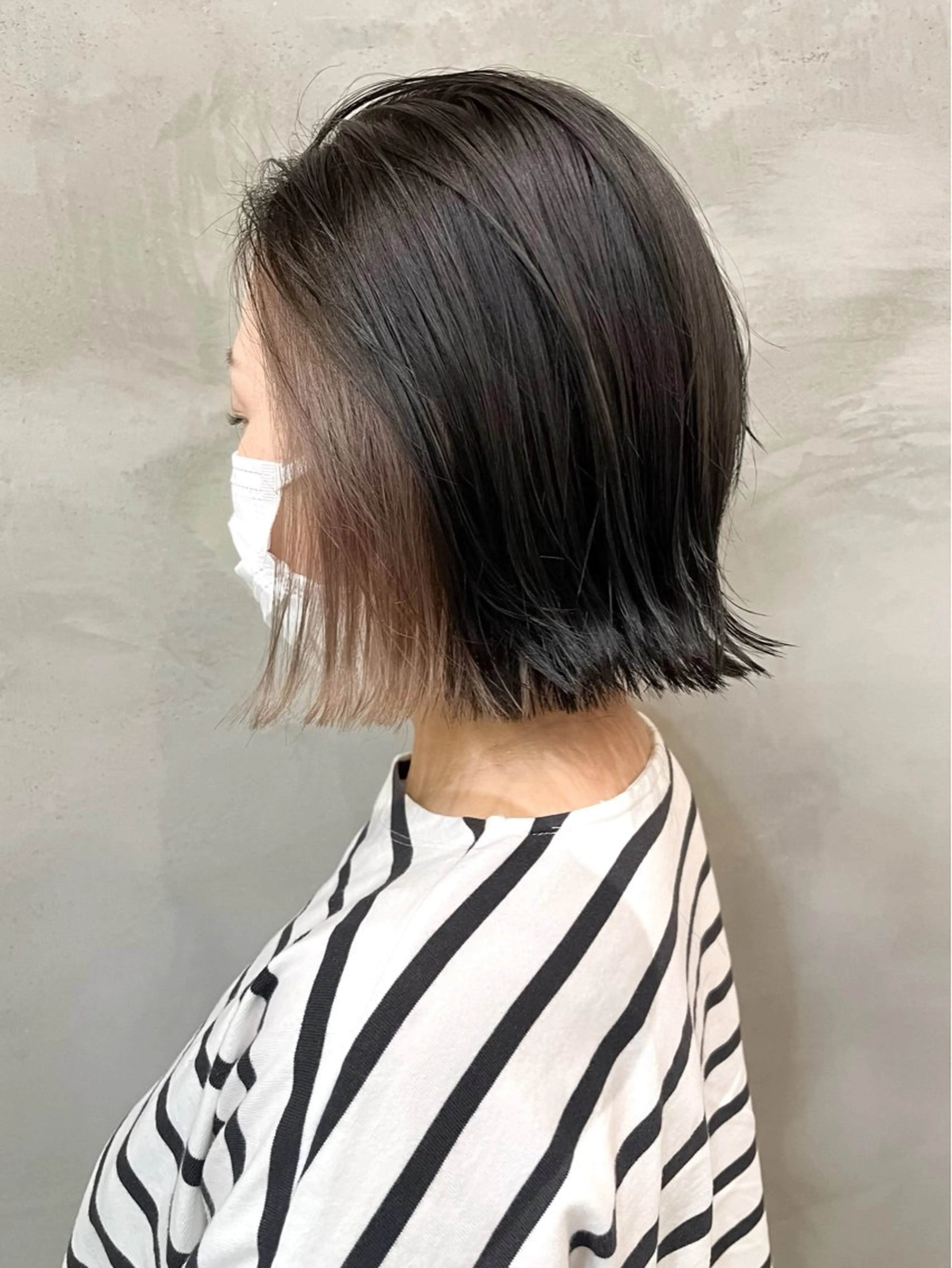 ミディアム カラー ベージュカラー インナーカラー ホワイトベージュ ヘアカラー トリートメント 🫧透明感カラー🫧 OIKAWAのヘアスタイル