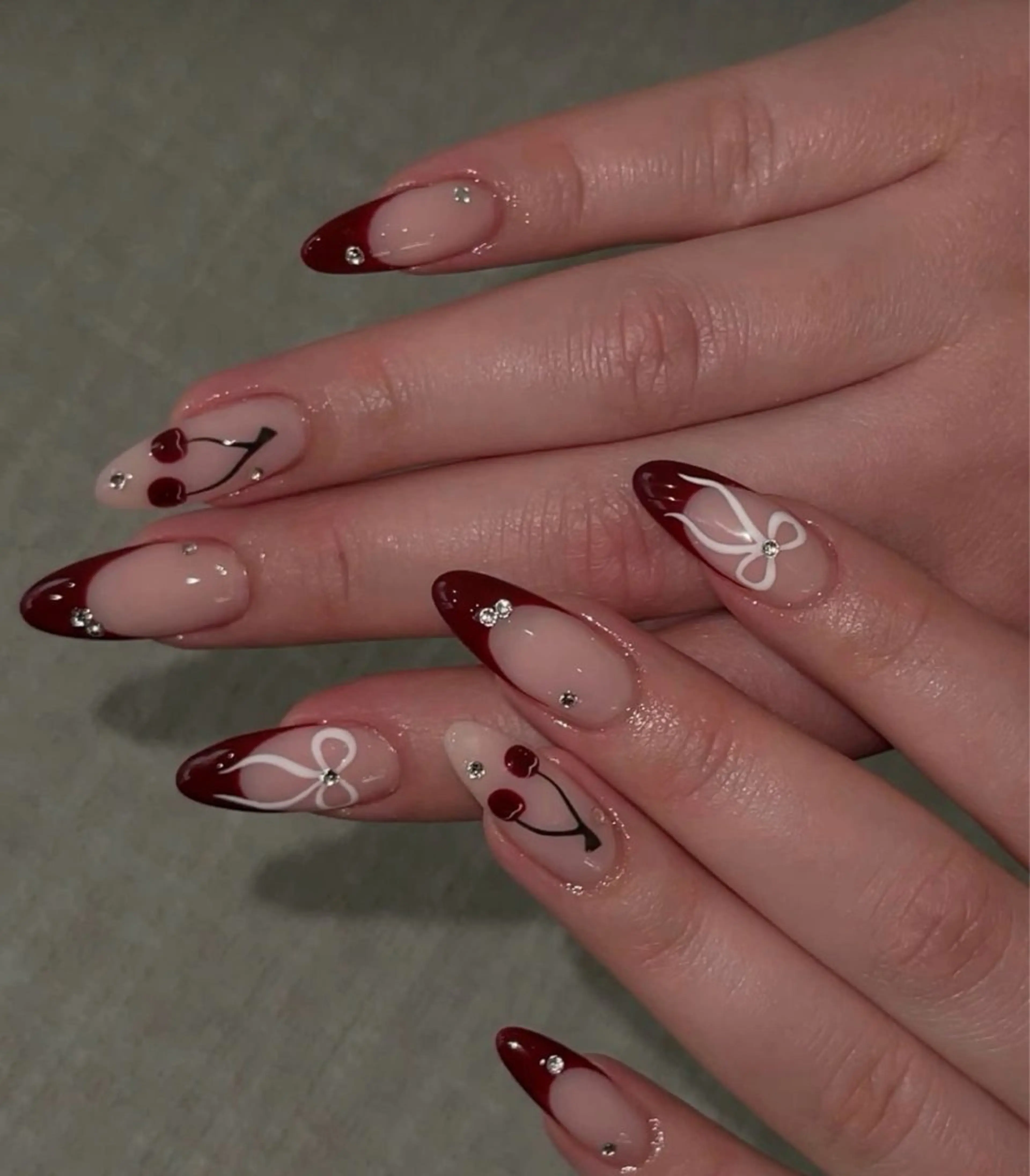 ネイル 韓国ネイル 持ち込み ニュアンスネイル ネイルチップ ハンドネイル TABI ANA.CHUOのネイルデザイン