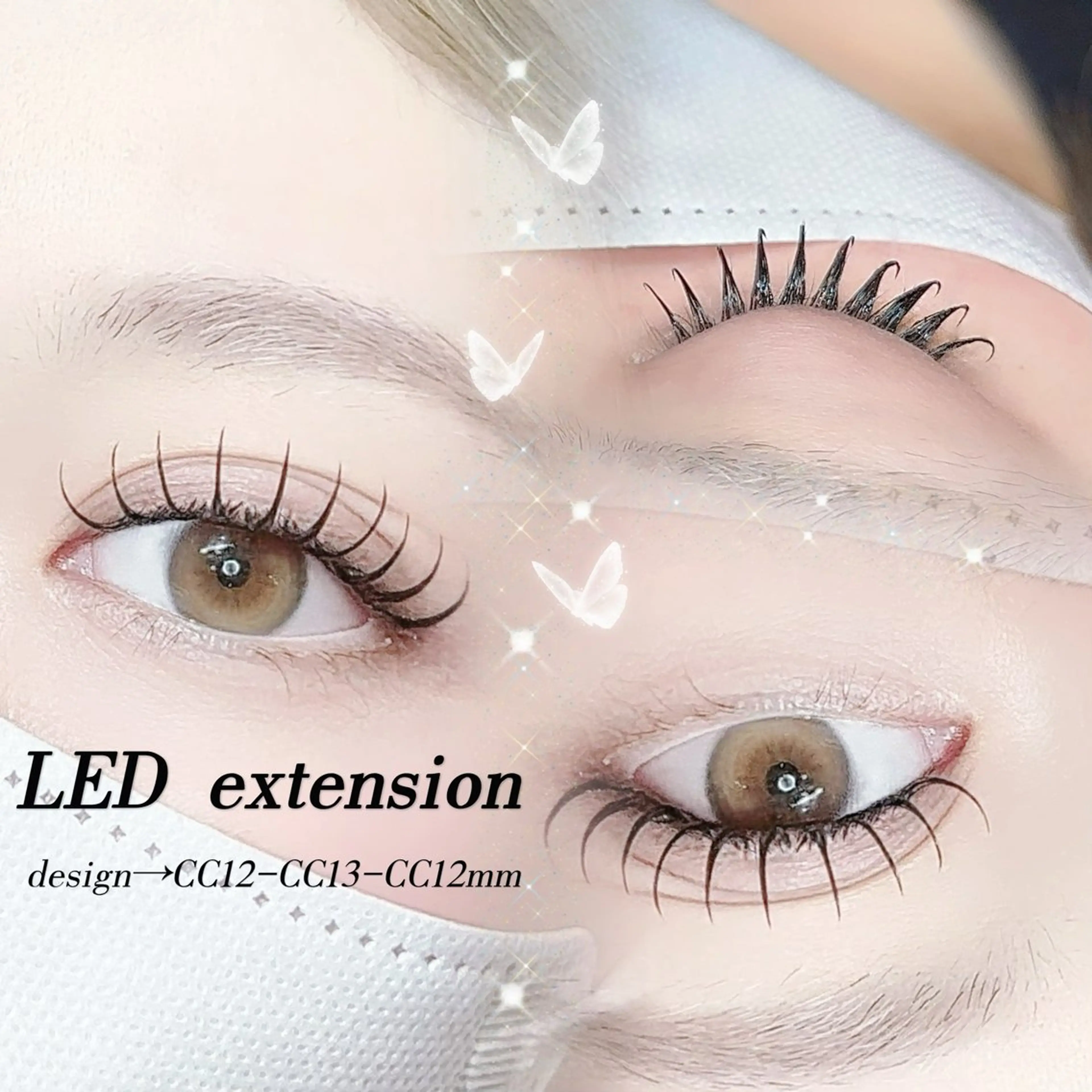 【人気急上昇💖】LEDマツエク👀🪄最高級セーブル120本✨️《束感コーティング仕上げ➕指名料込》の写真