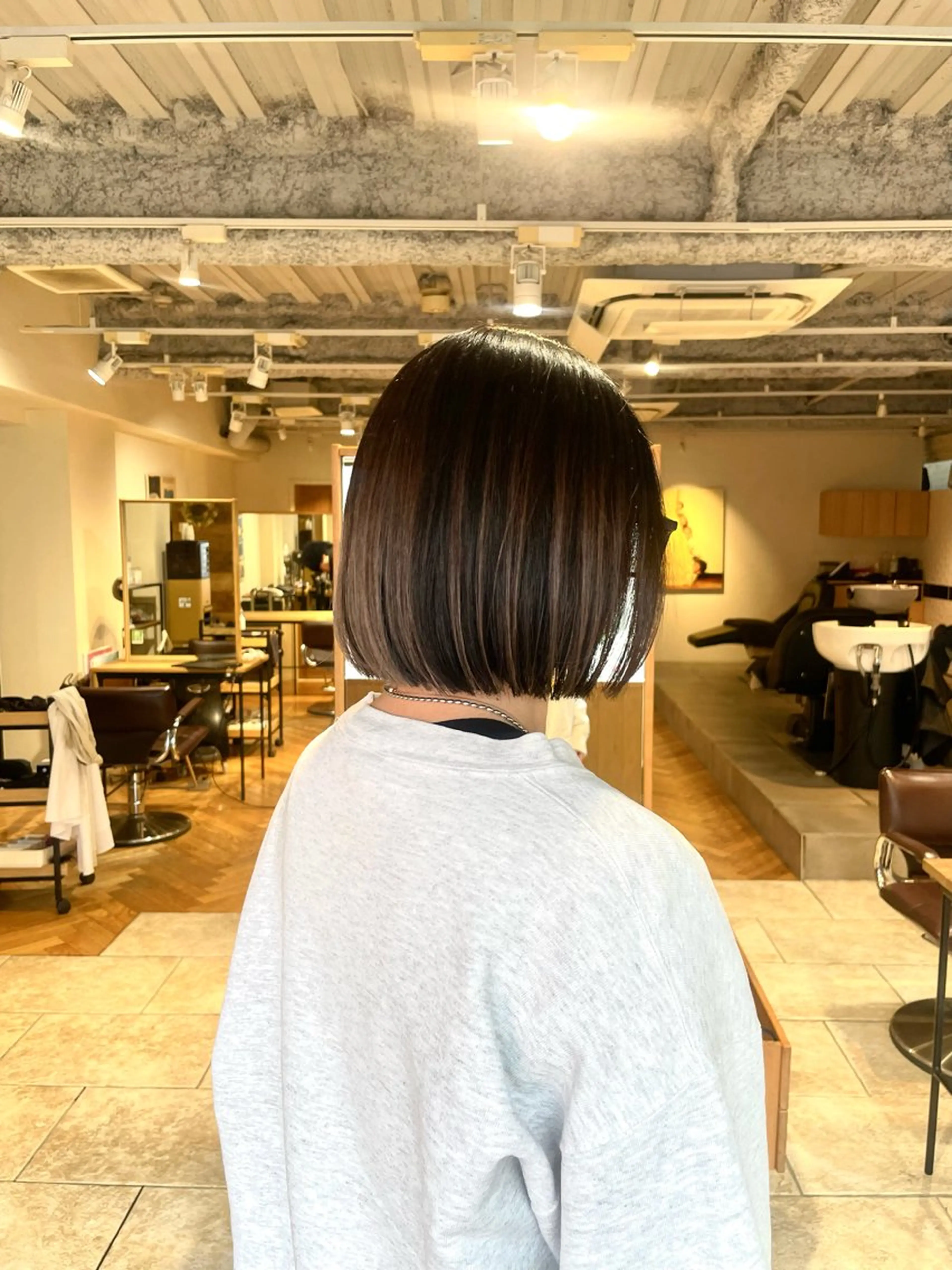 ショート カラー レイヤー／髪質改善／ 銀座／CHIEのヘアスタイル