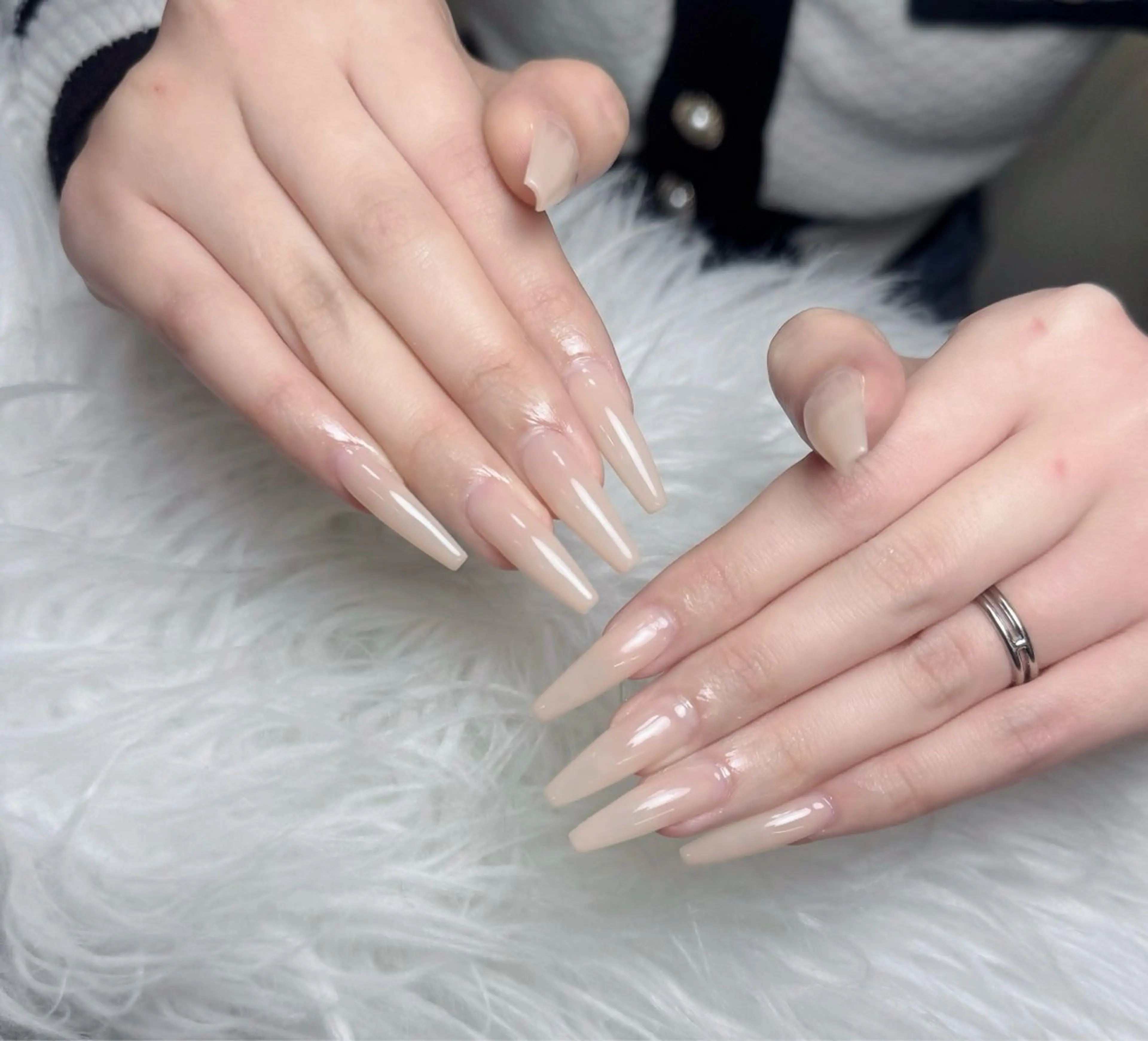 ネイル アートネイル 韓国ネイル 持ち込み ワンホンネイル ハンドネイル Lenie Nail Salonのネイルデザイン