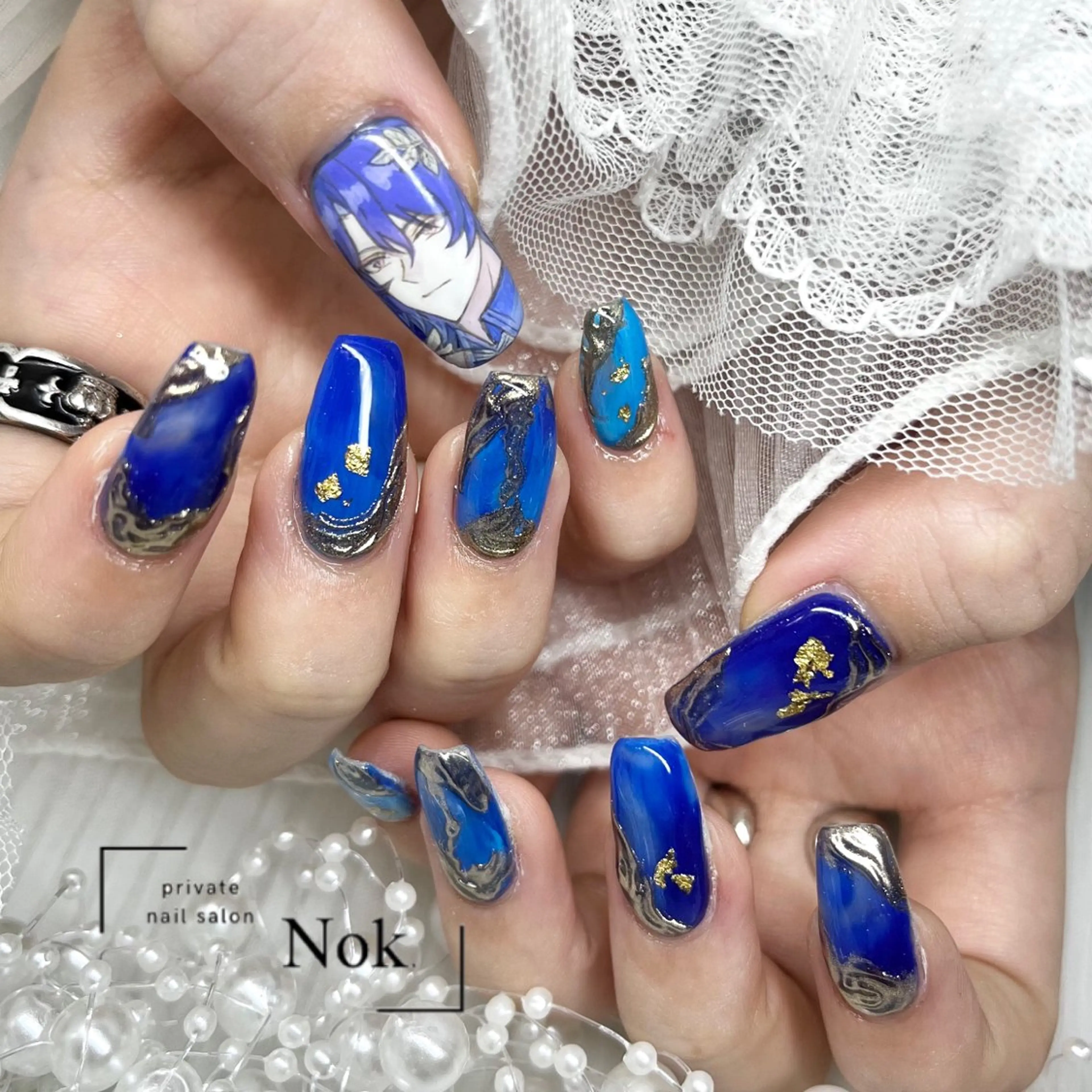 ネイル ハンドネイル 池袋痛ネイル Nok. 渡辺のネイルデザイン