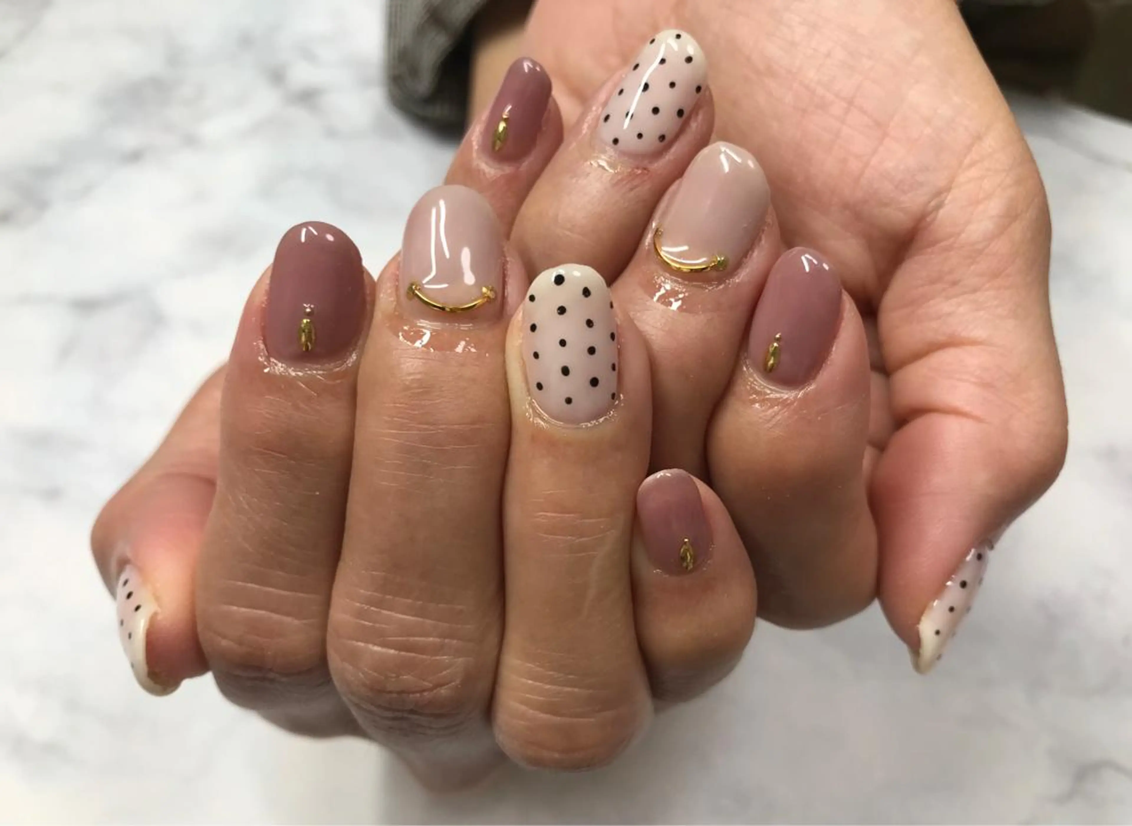 ネイル ハンドネイル Mana‪ ‪·͜· ❤︎‬のネイルデザイン