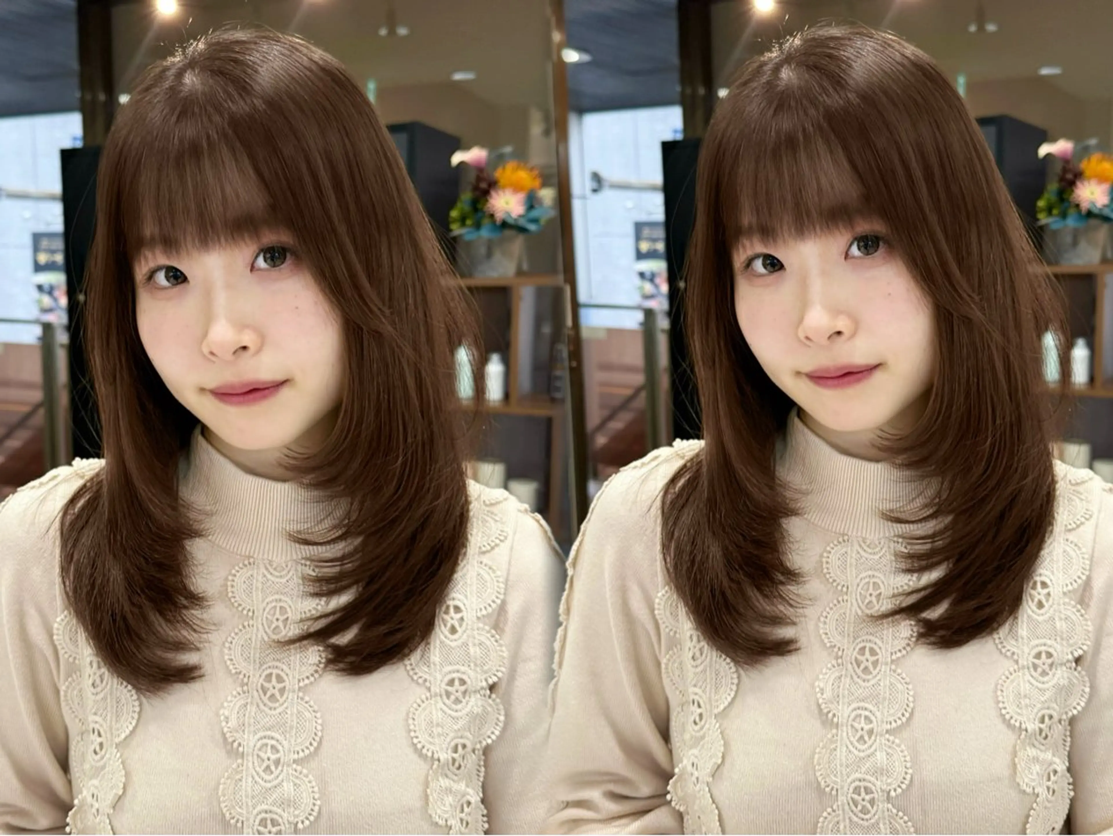 ロング ロングレイヤー レイヤーカット ロング 宮嶋 蓮のヘアスタイル