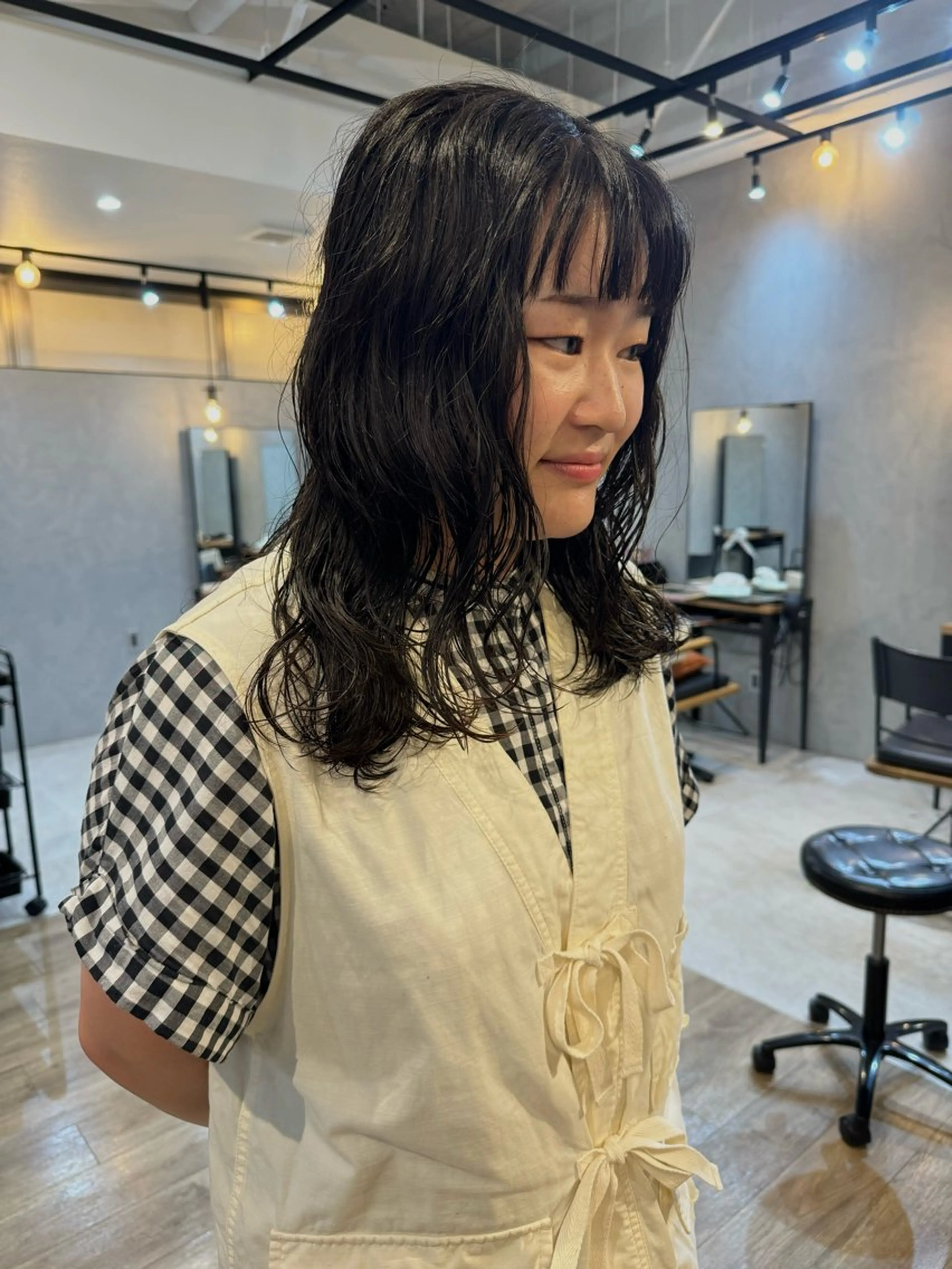 カラー パーマ Basis 田口豪司のヘアスタイル