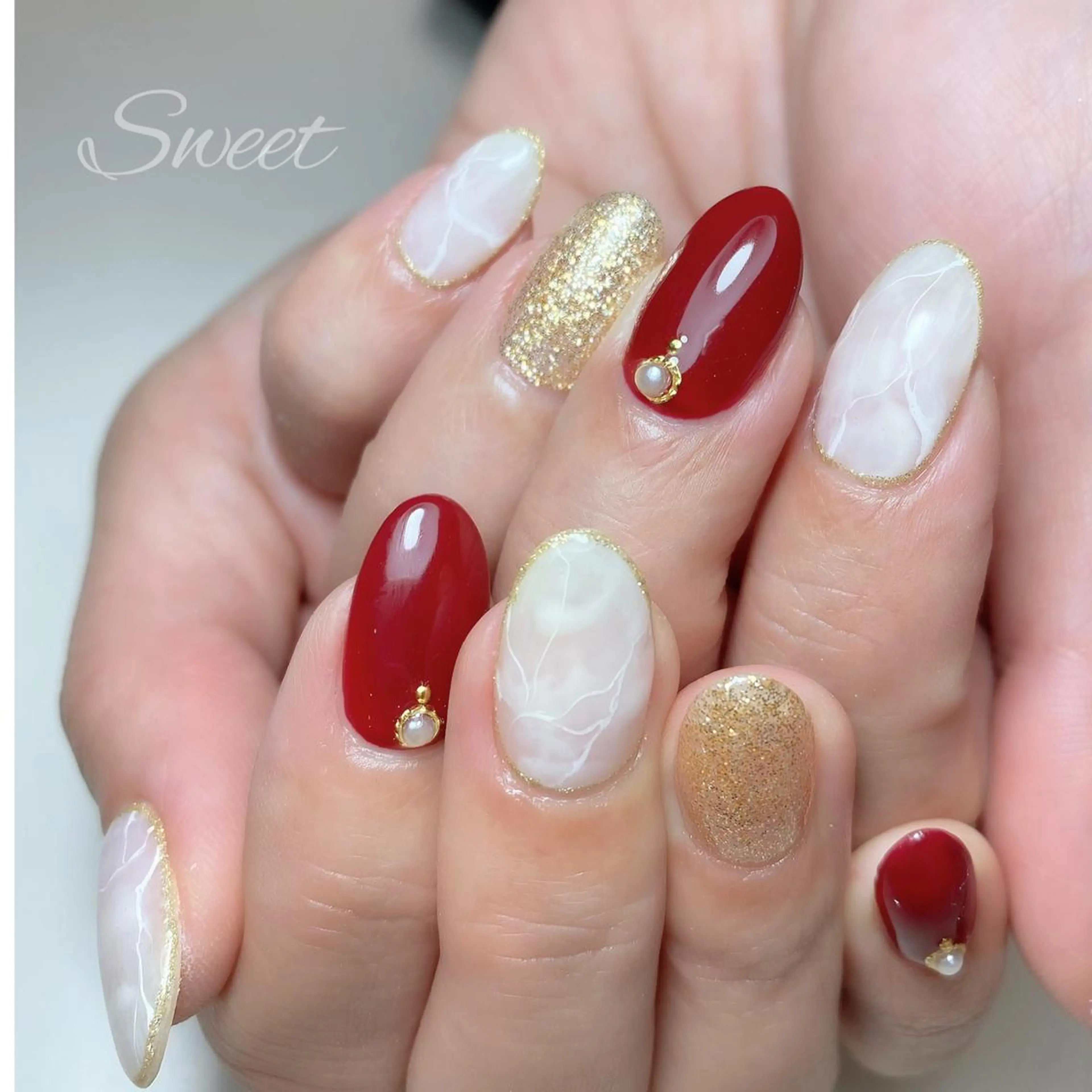 ネイル sweet 仲野陽子のネイルデザイン