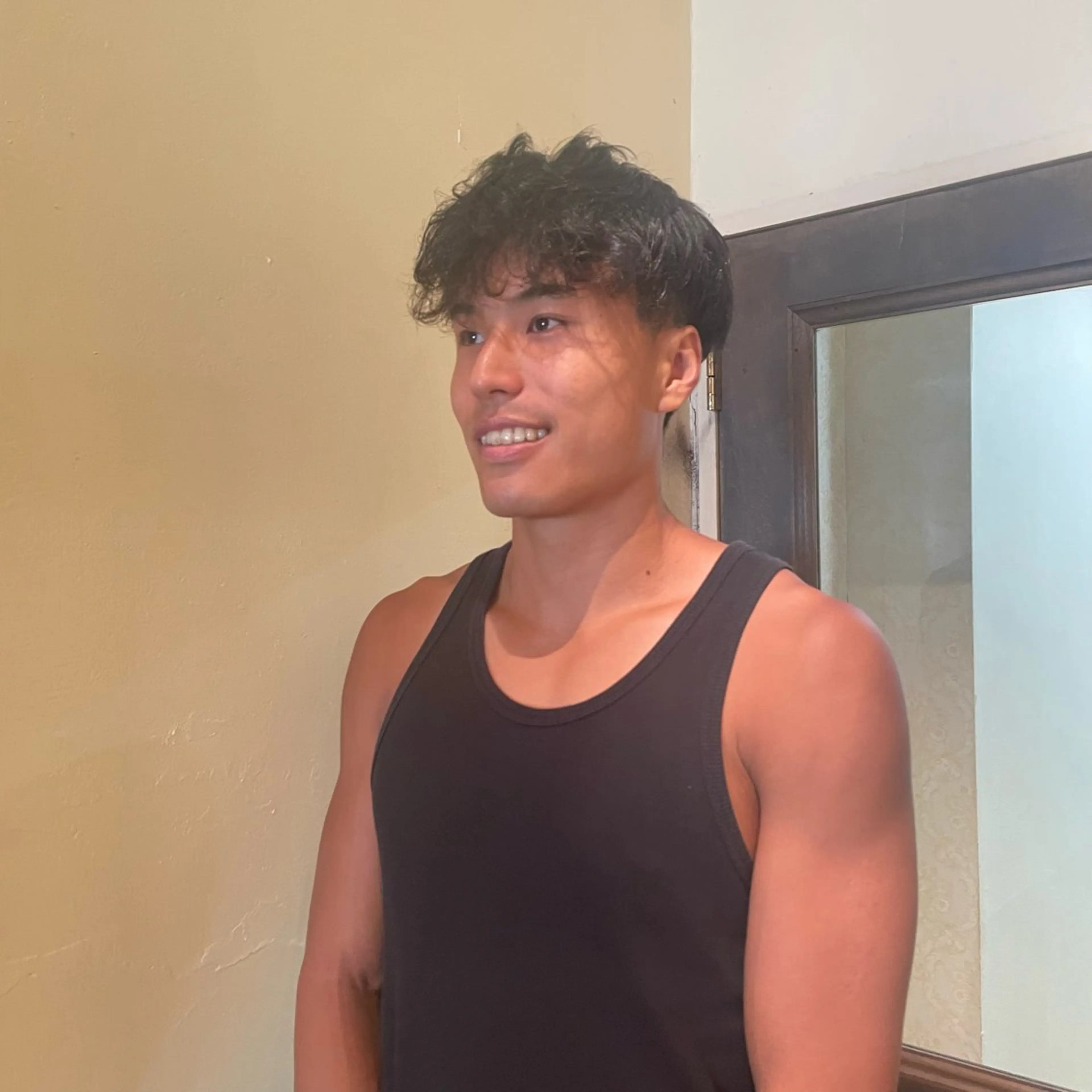 メンズ 髪質改善カラー ブラウン🤎YUMEのヘアスタイル