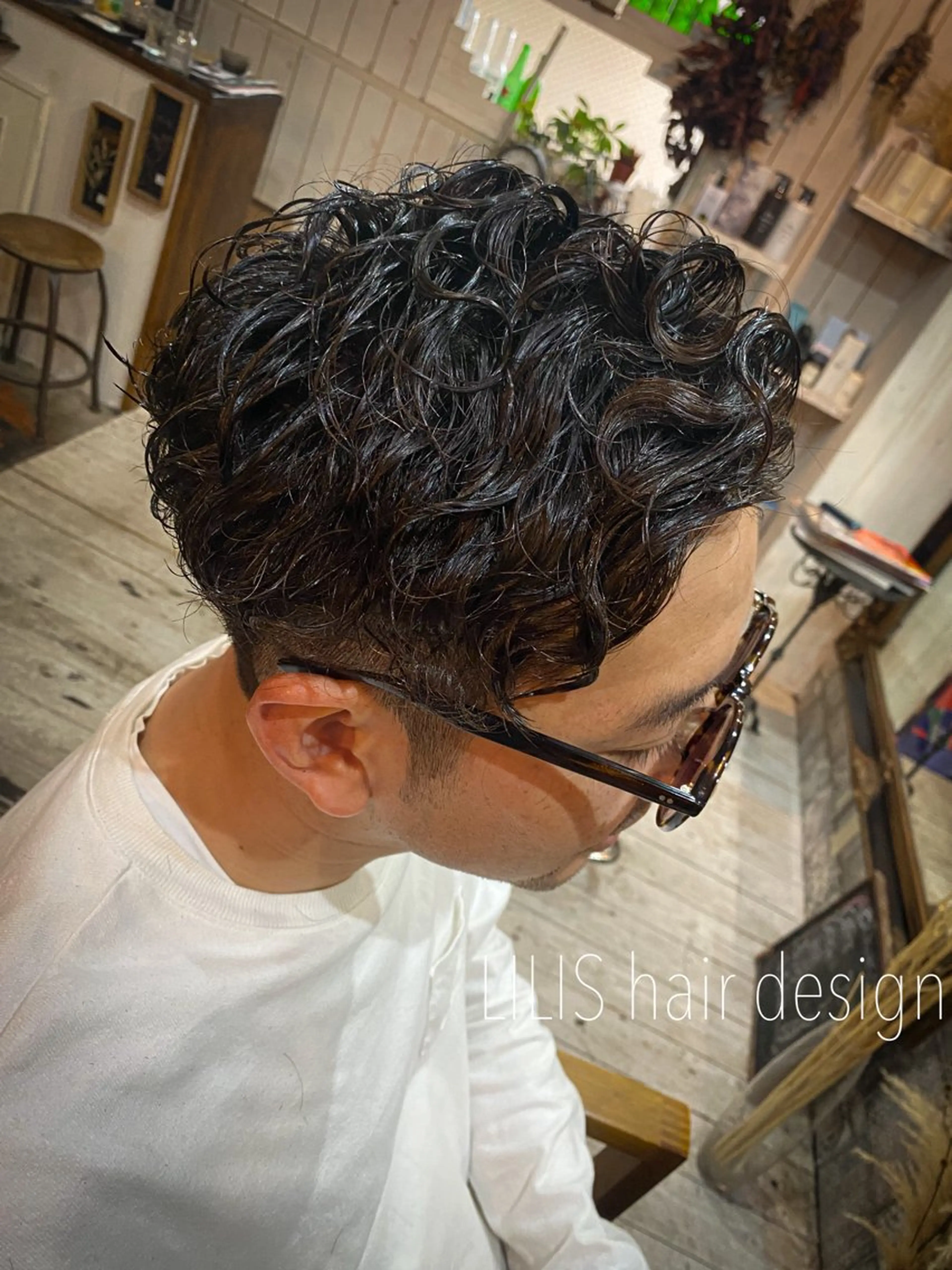 ショート パーマ メンズ LILIS hair designのヘアスタイル