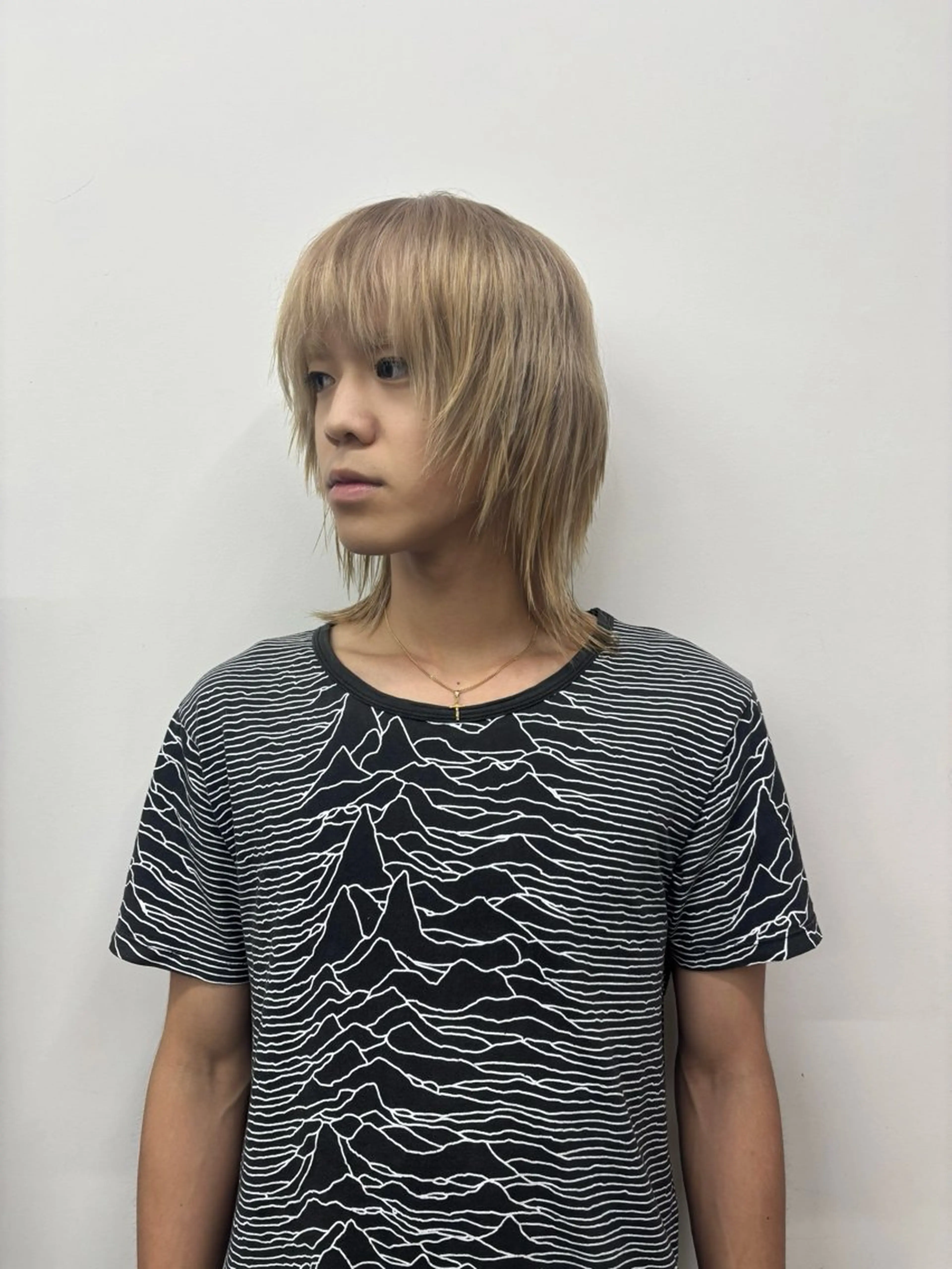 ミディアム メンズ ヘアカラー 和田 有生のヘアスタイル