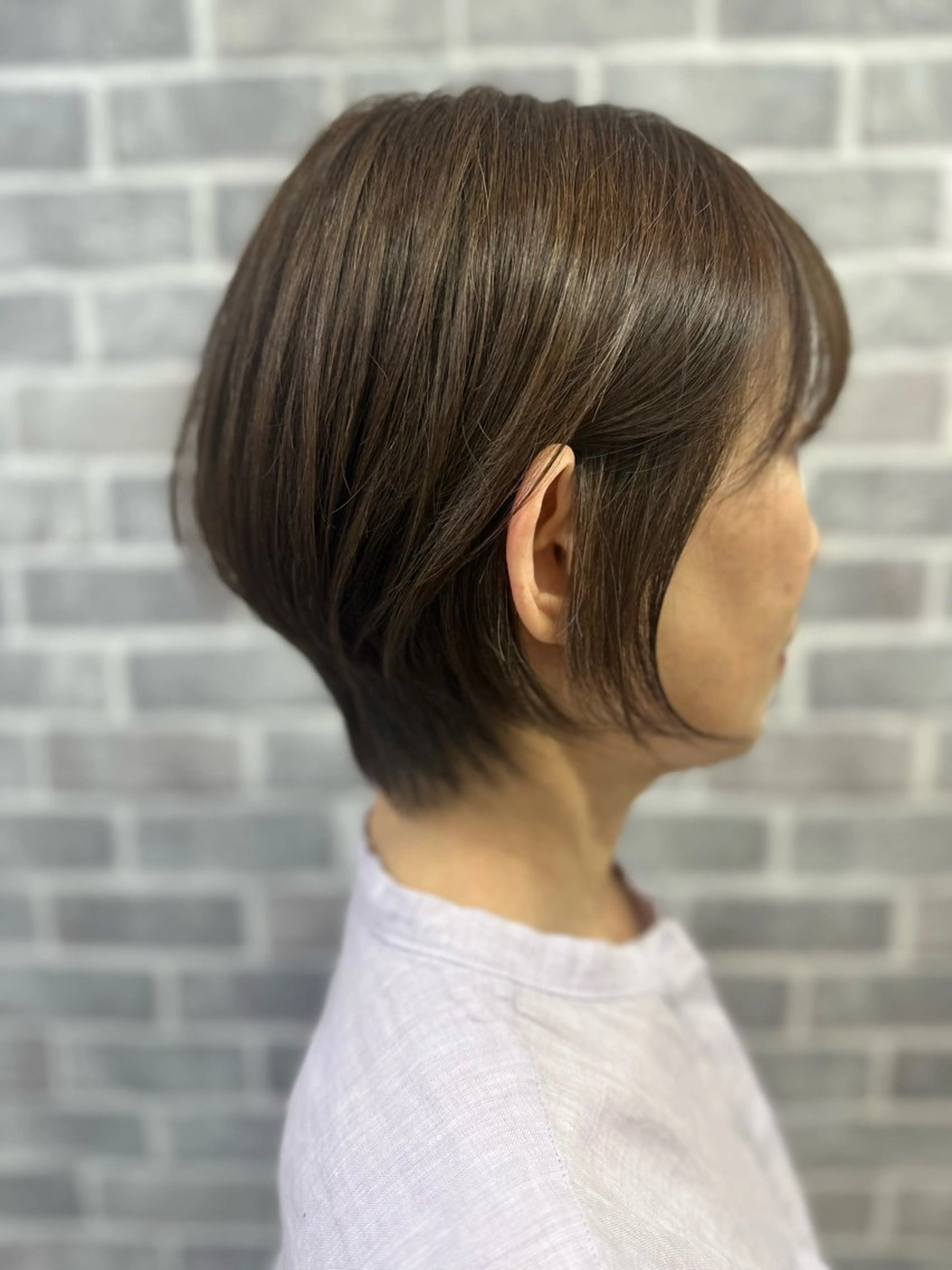 ショート ボブ レイヤーカット ショートヘア トリートメント カット トリートメント Noyヨシモト ヒロトのヘアスタイル