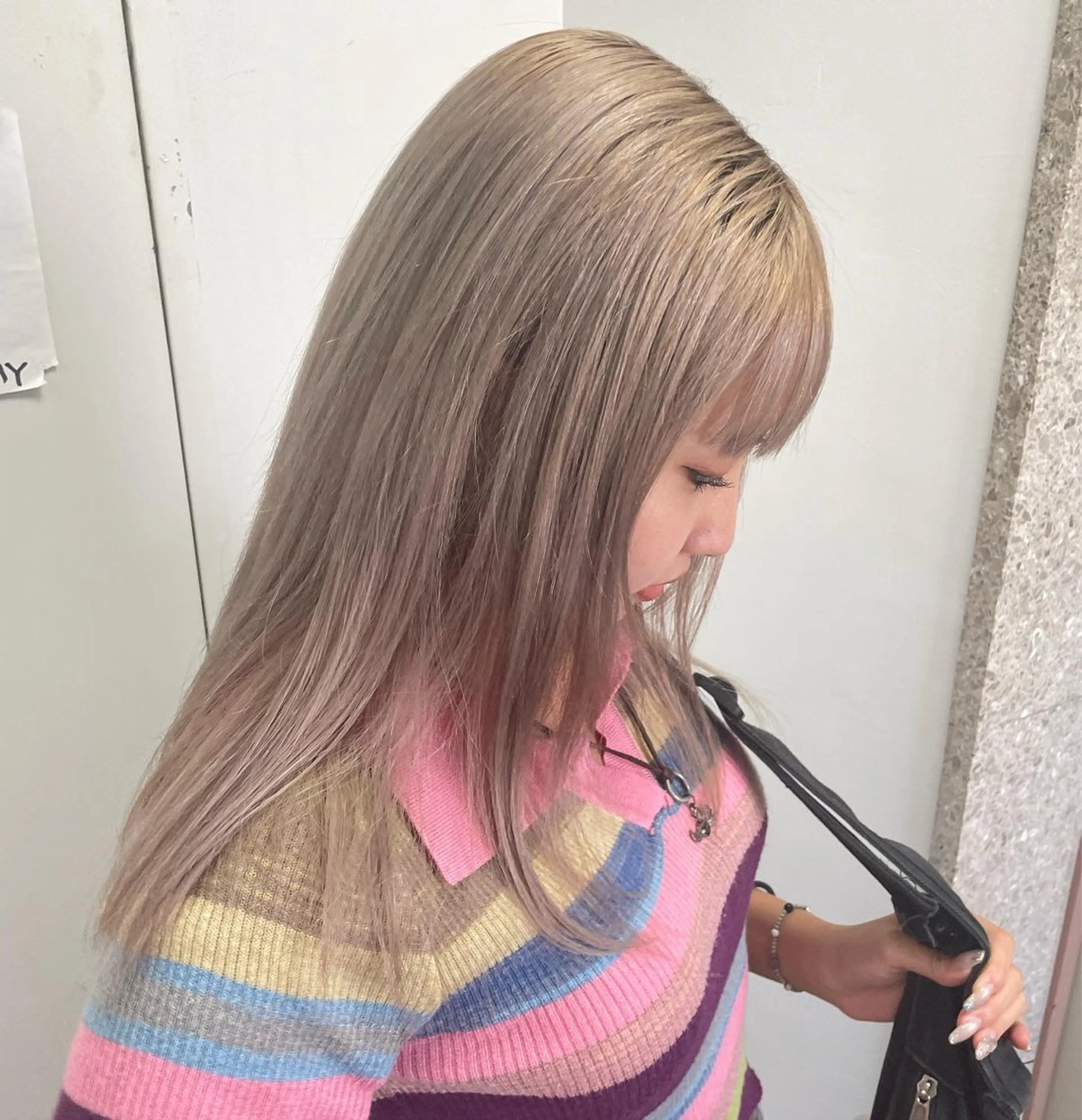 ロング カラー 表参道♡暗髪♡ 艶カラー♡アユミのヘアスタイル