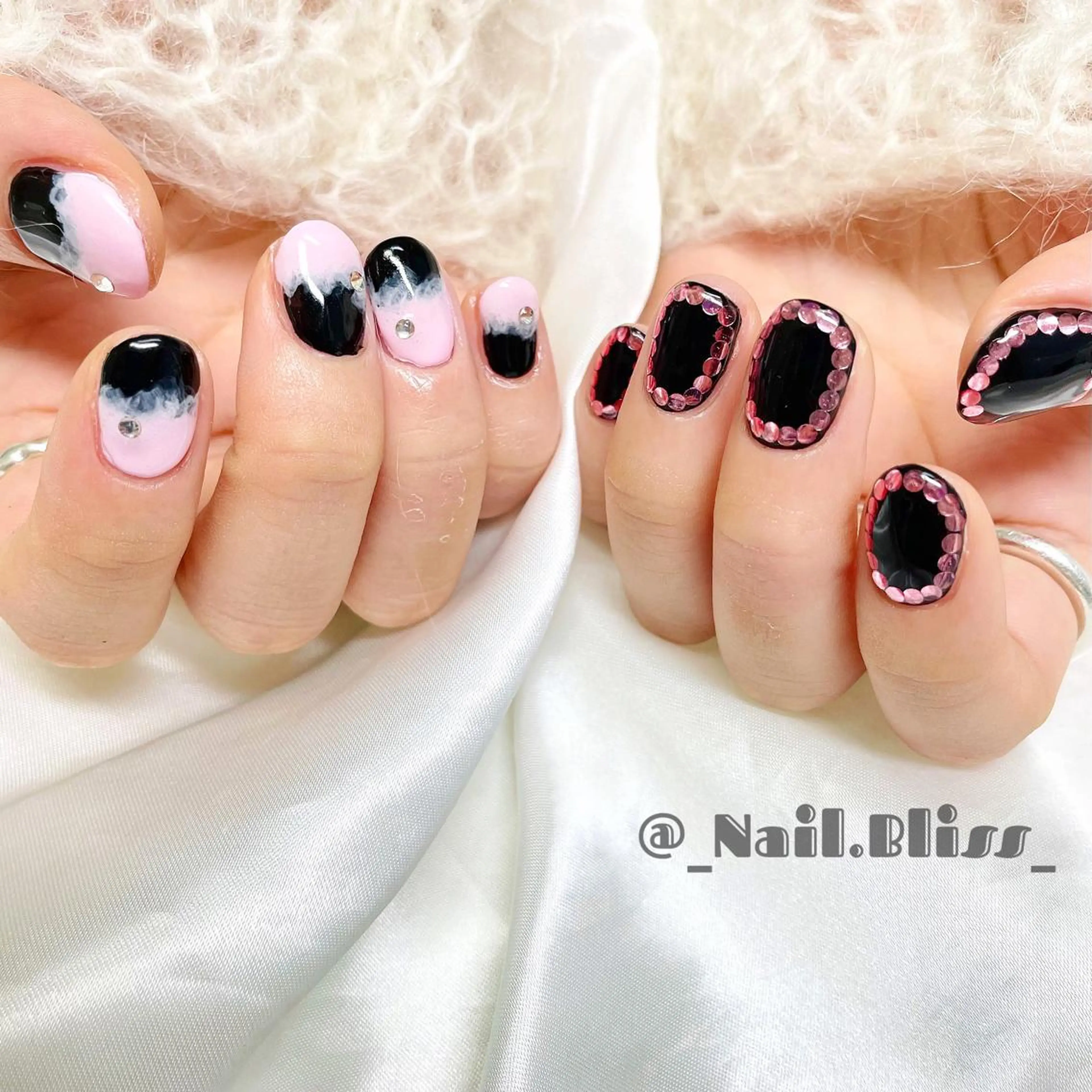ネイル ピンク ハンドネイル NAIL BLISSのネイルデザイン