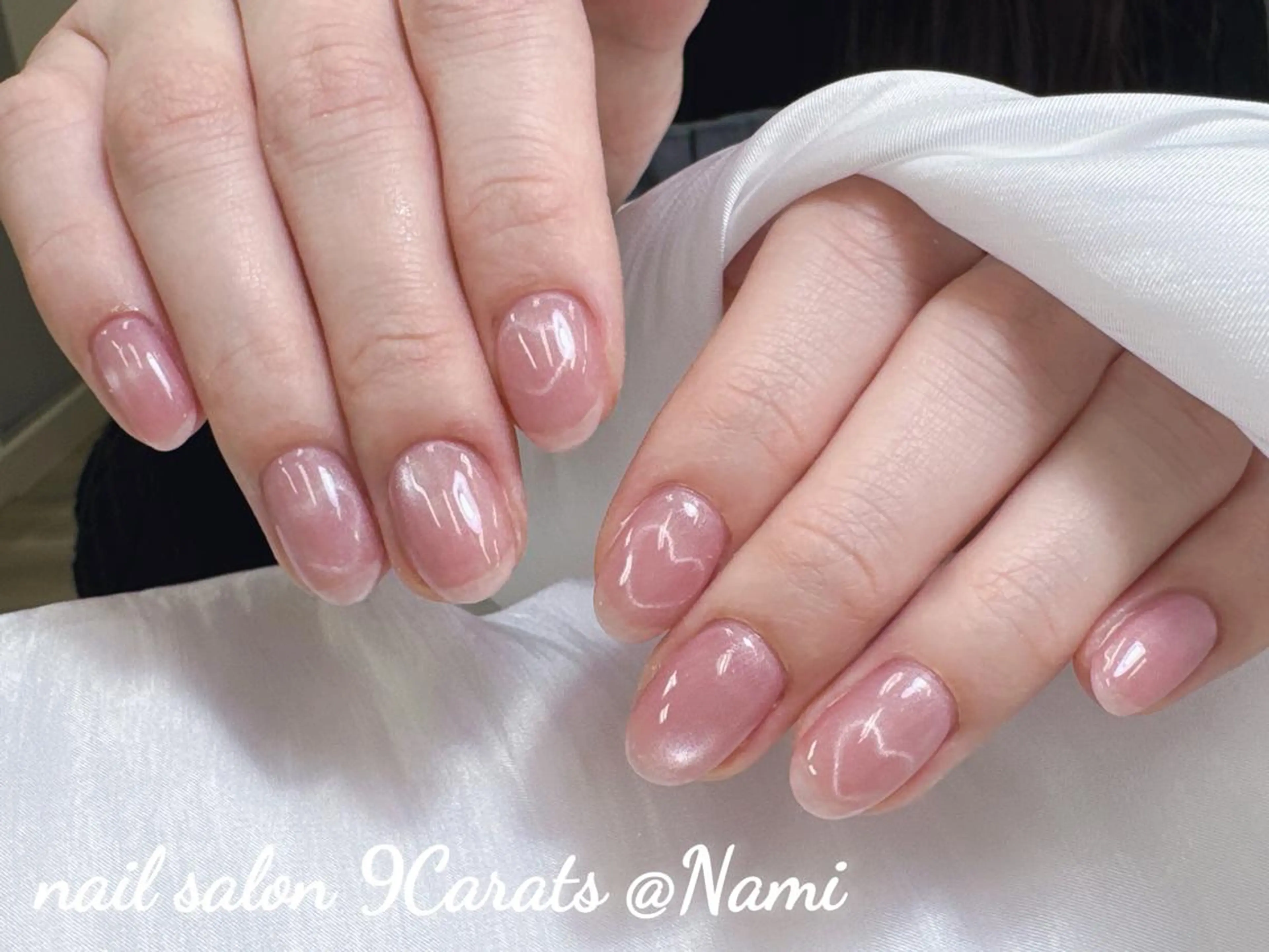 ネイル 💜ワンホンネイル ナインカラット💎のネイルデザイン