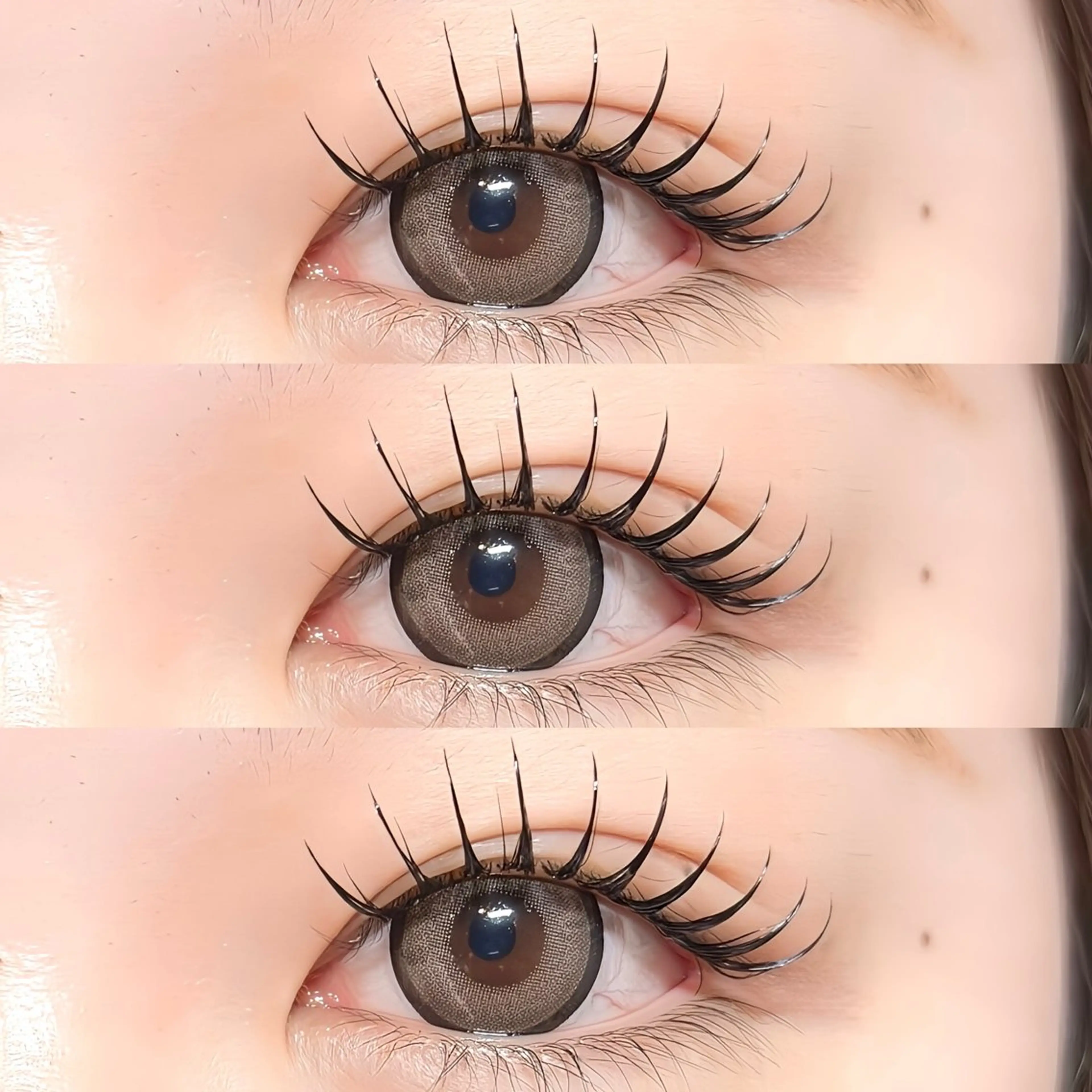 【SNSで話題!!シマーラッシュorアンドヘルシー🩵】フラットラッシュ最大80本+まつ毛パーマの写真