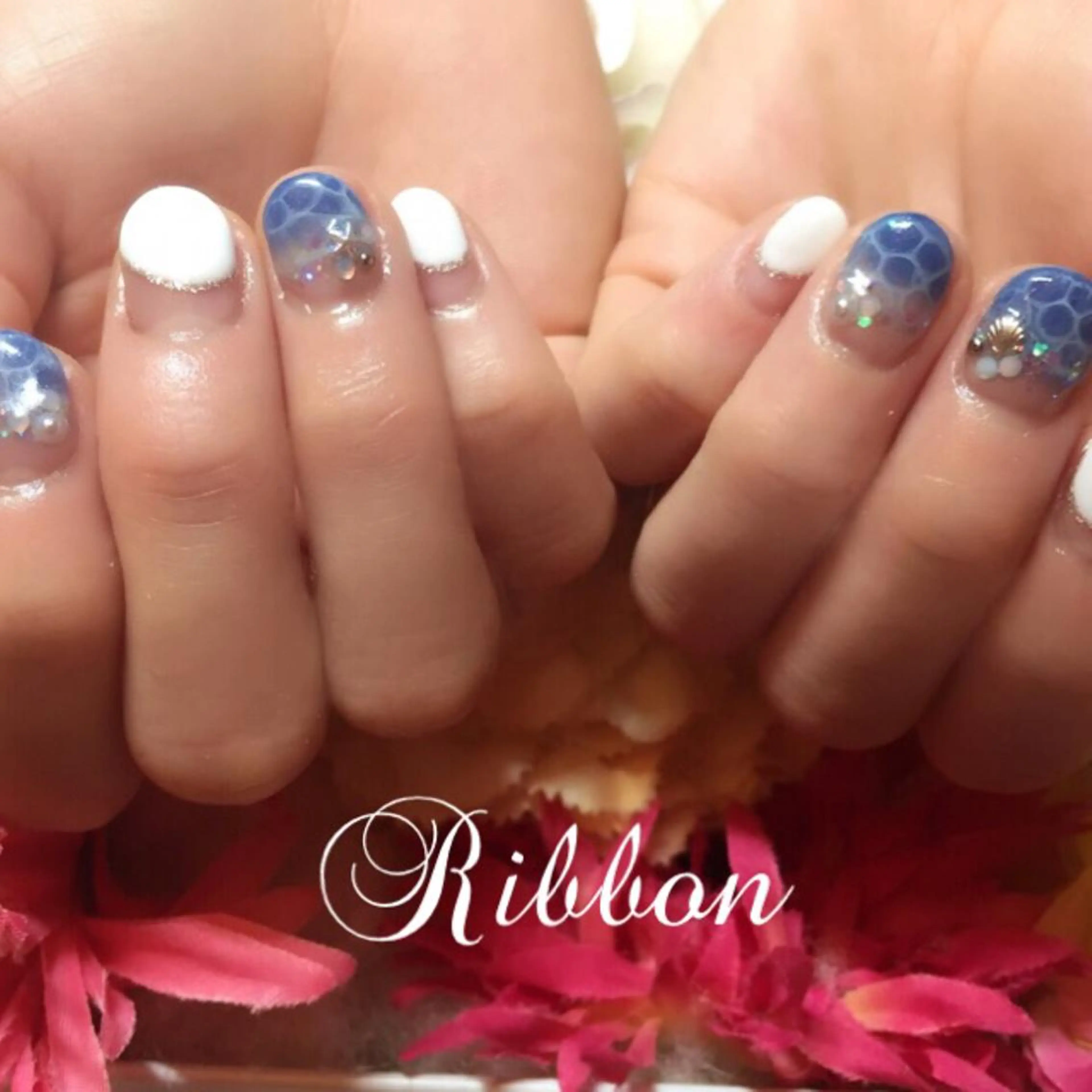 ネイル トップネイリスト Ribbon立川店のネイルデザイン