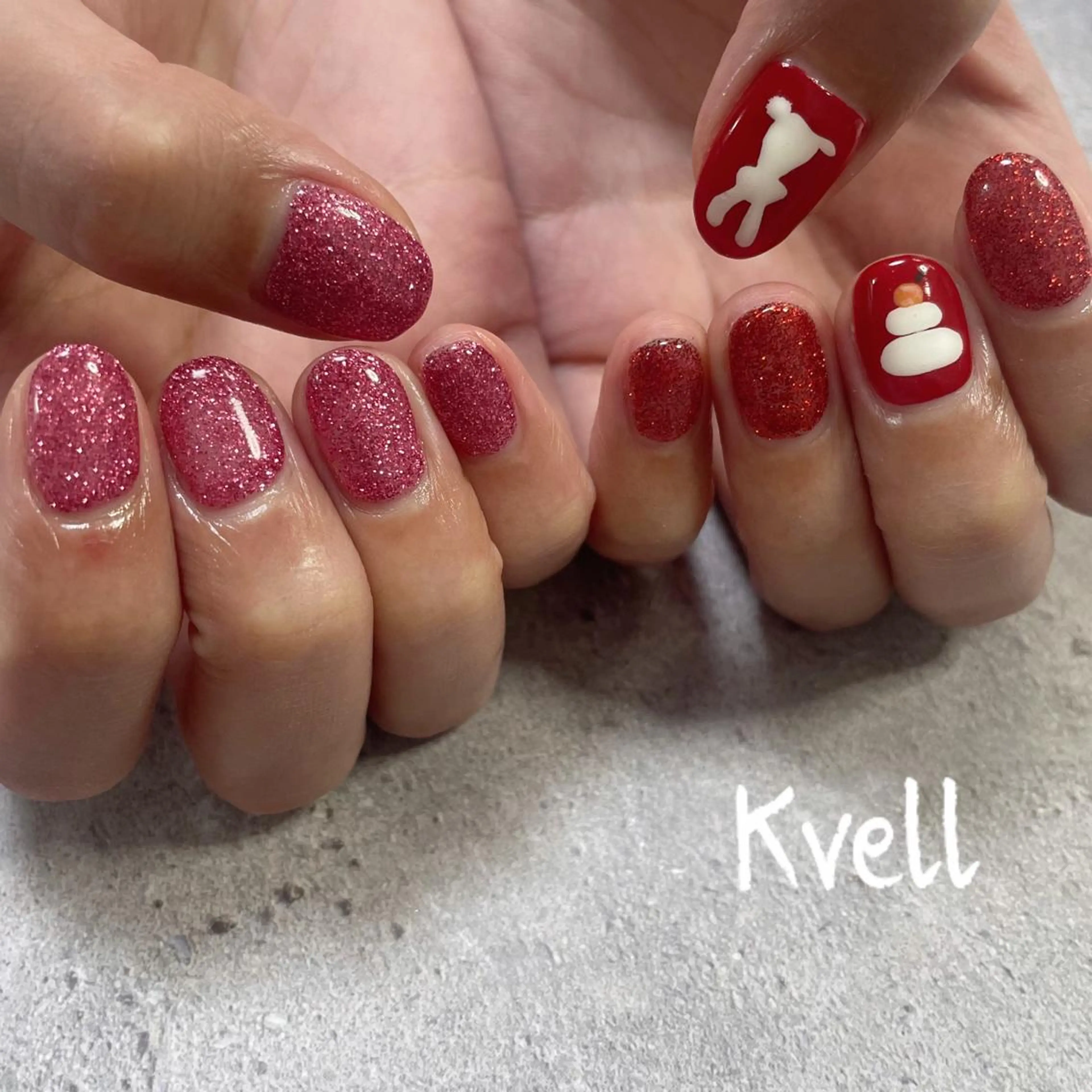 ネイル ハンドネイル nailsalon Kvellのネイルデザイン