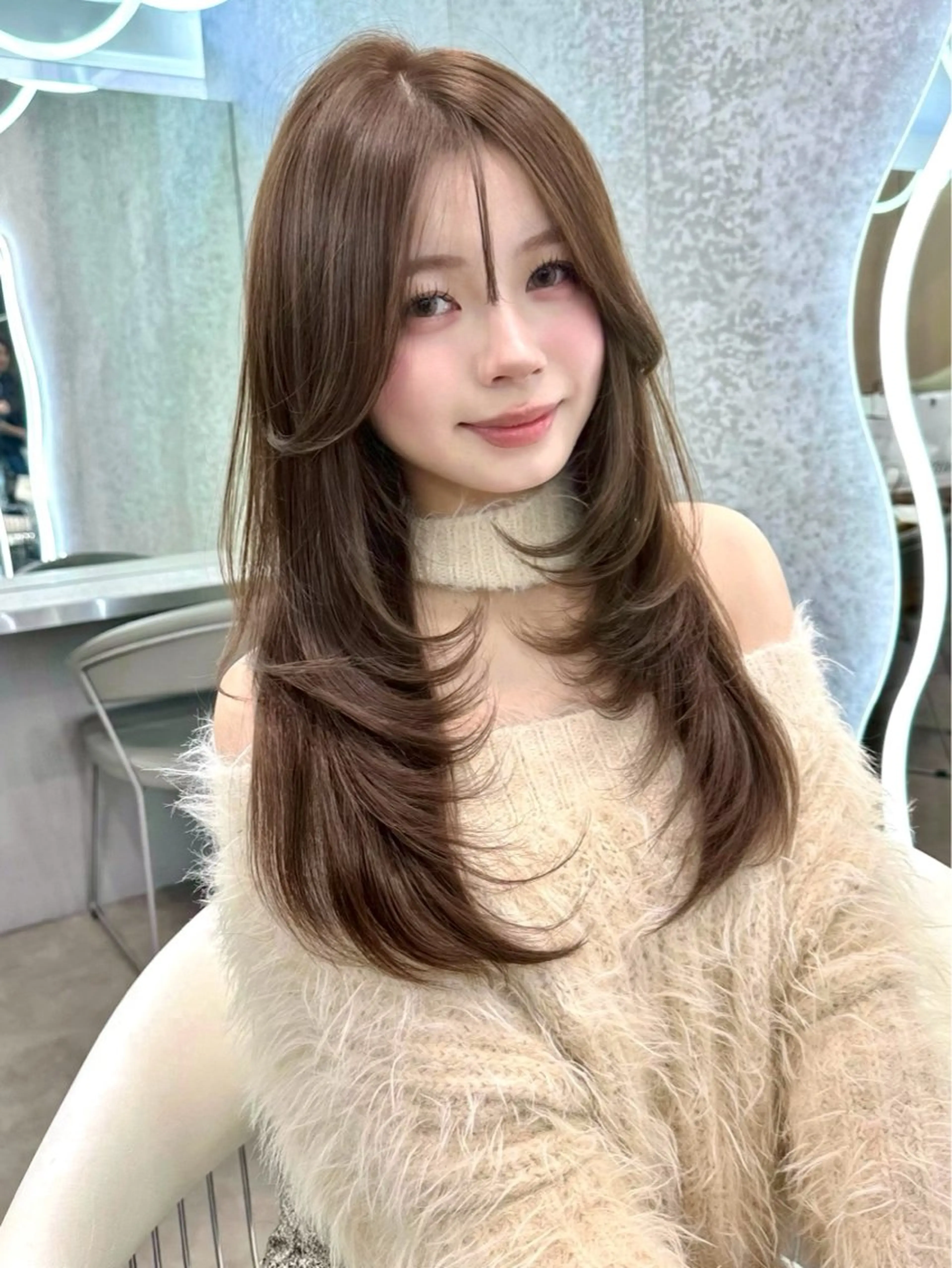 ロング カット トリートメント ヘアセット 大宮｜髪質改善×韓国 レイヤー💎しょうまのヘアスタイル