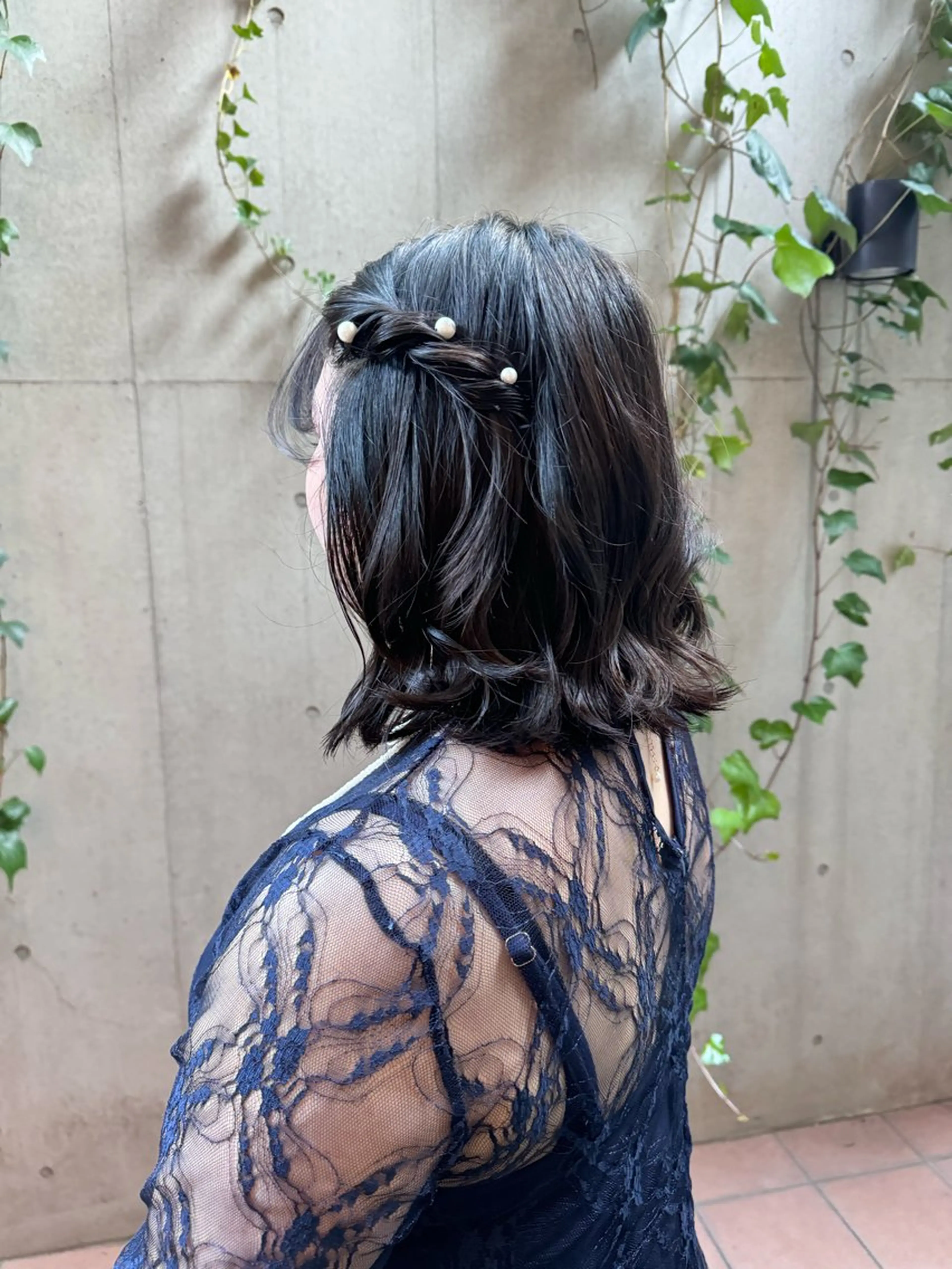 ミディアム ヘアアレンジ 🎗️【ヘアセット 美眉】吉川玲🎗️のヘアスタイル