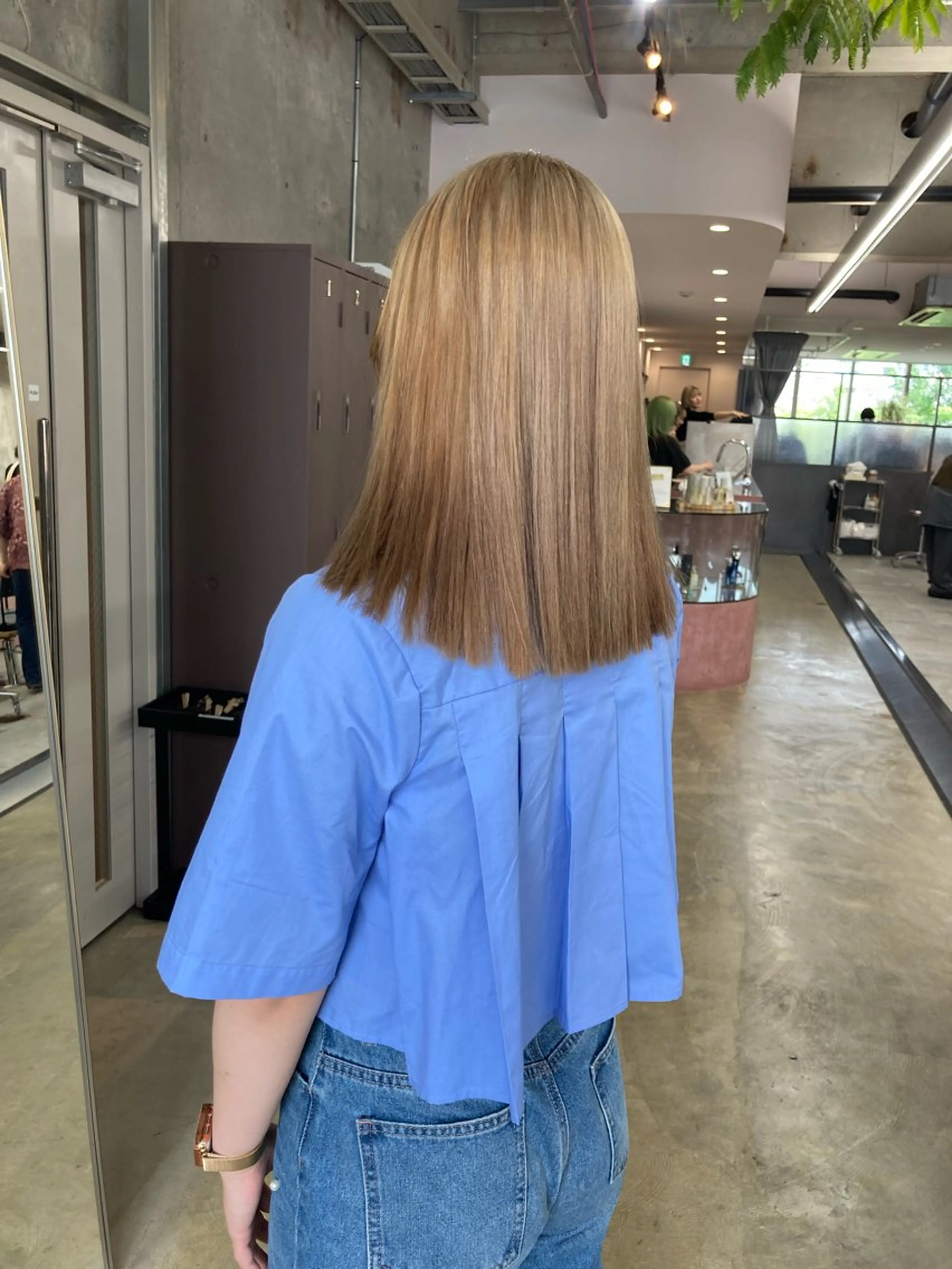 ミディアム カラー カット ヘアカラー トリートメント 小木曽智美 /ボブ/ショートのヘアスタイル