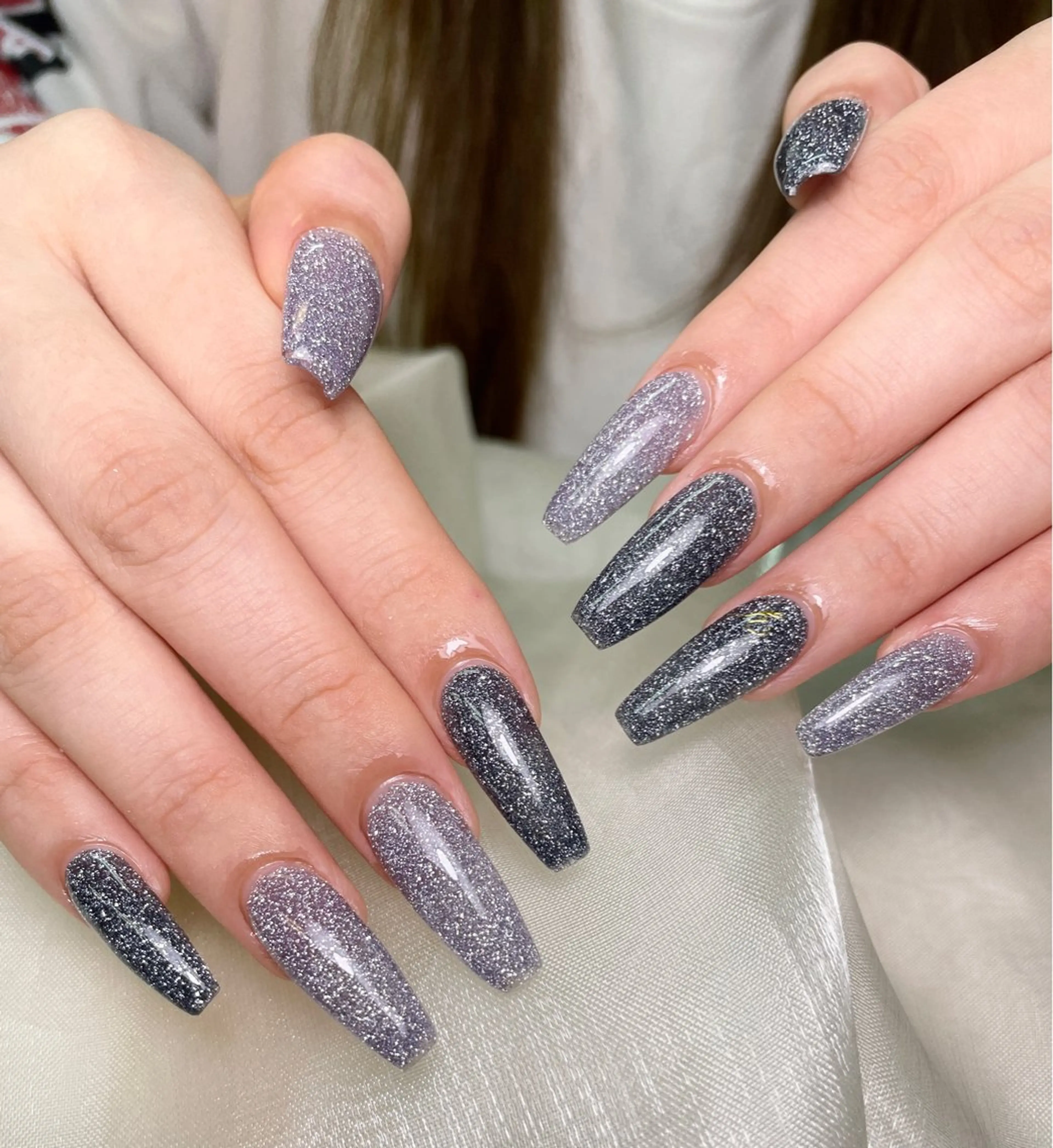 【最新チップスカルプ】マグネットorフラッシュネイル2色選べる¥8980の写真