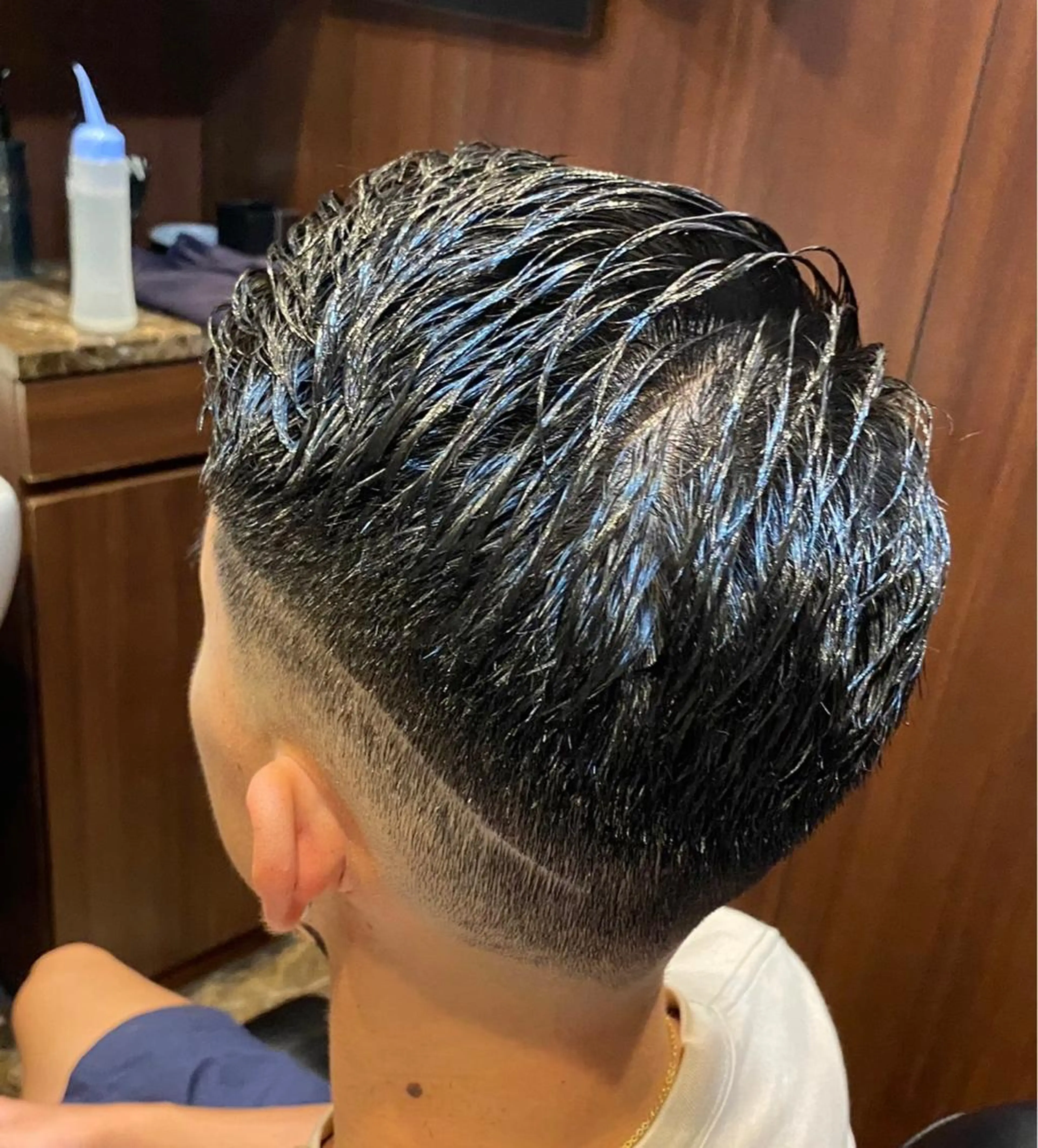 ショート メンズ フェードカット blazeman barbershop 新宿店所属・猪井 明のヘアスタイル