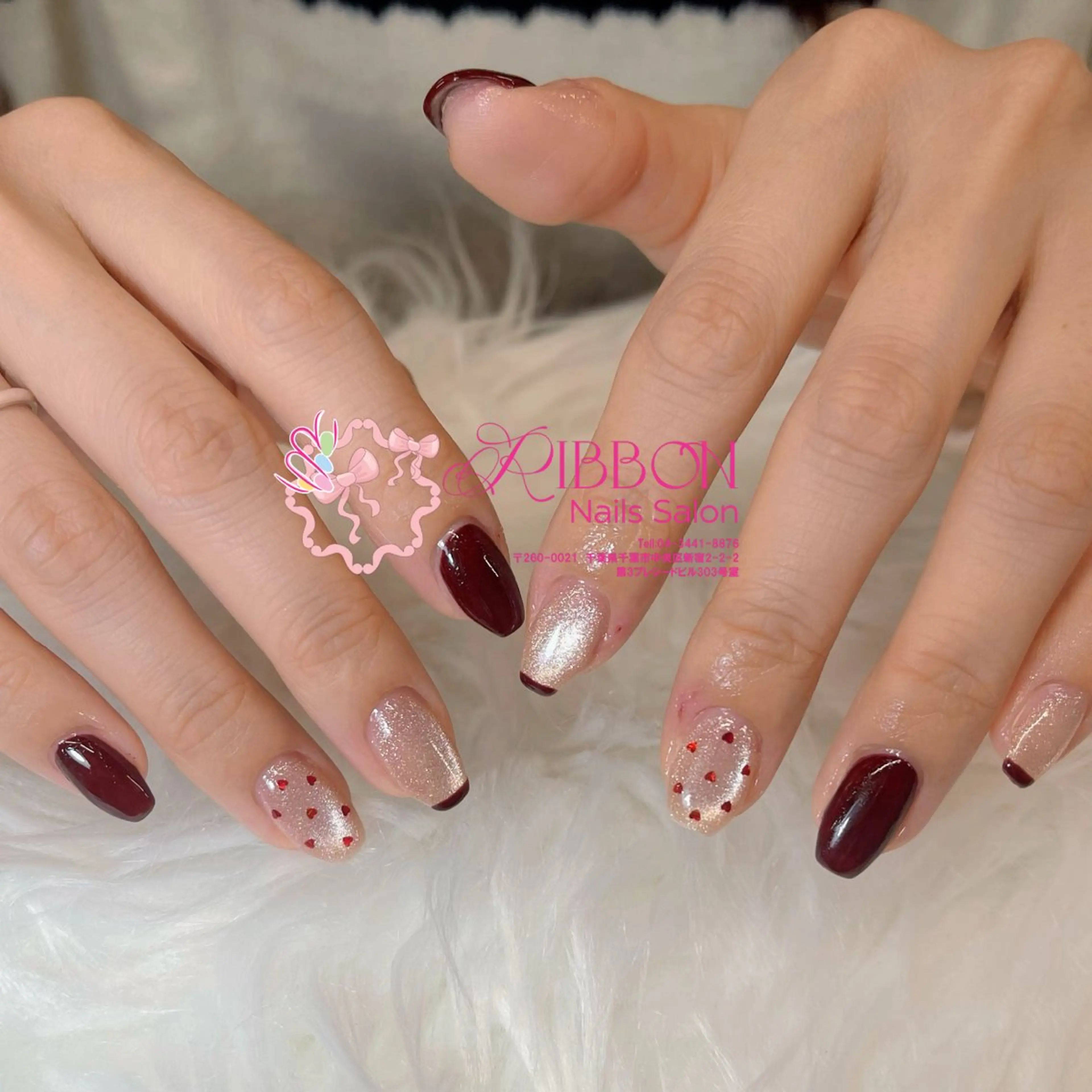 ネイル チークネイル フットネイル フレンチネイル グラデーション 韓国ネイル Ribbonnail salonのネイルデザイン