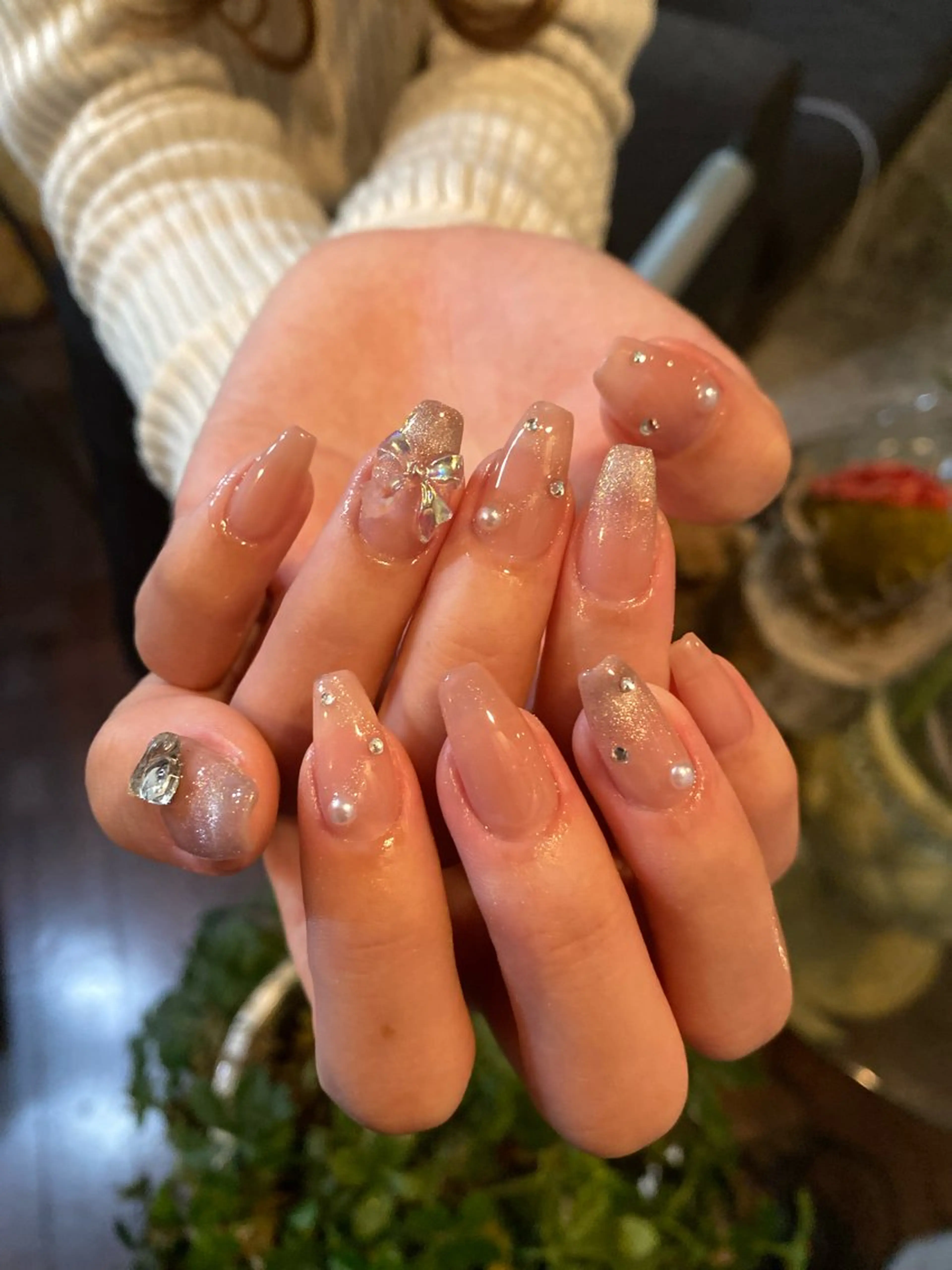 ネイル crystal ⭐︎ colorのネイルデザイン