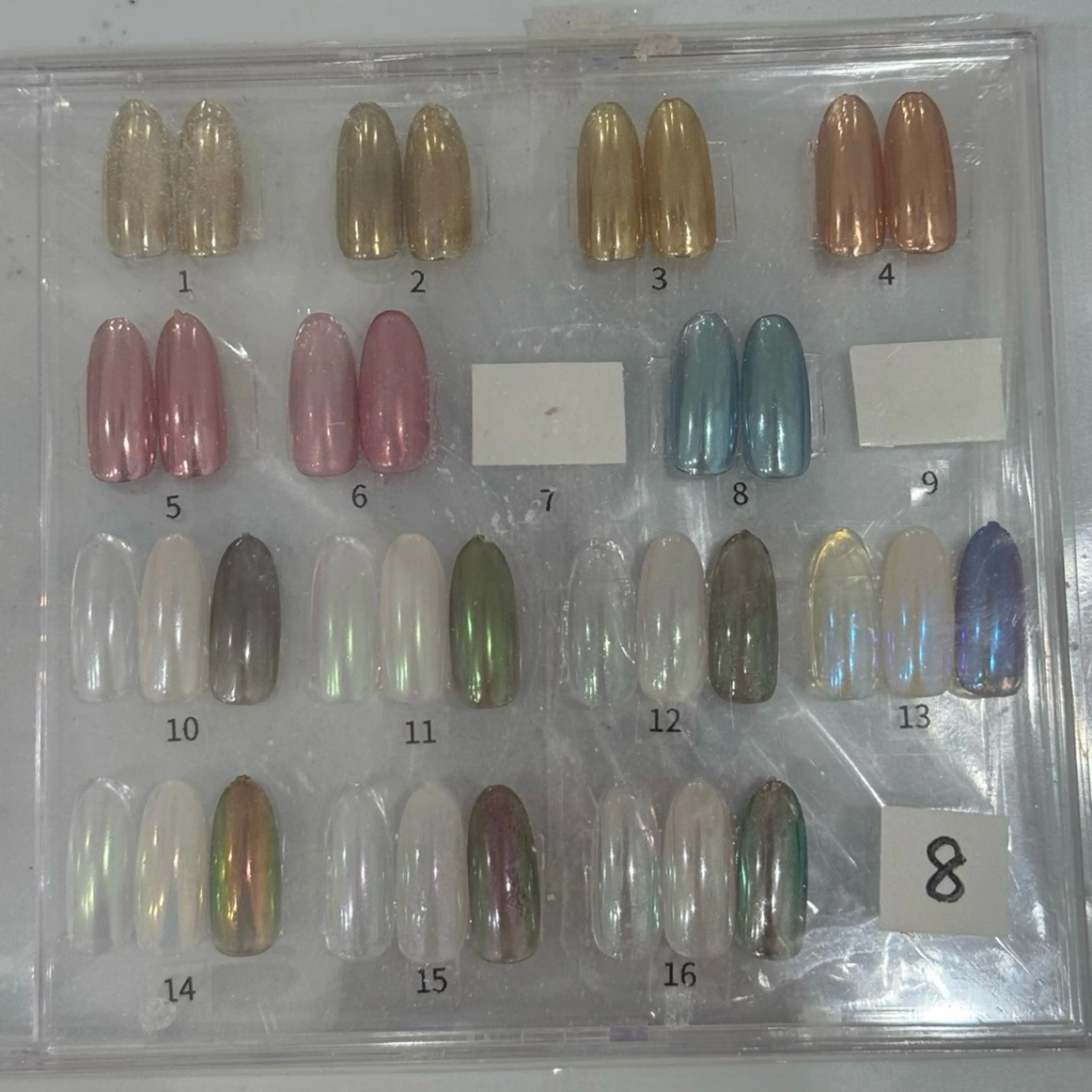 ネイル ミラーネイル 濱田 エルバイノリコのネイルデザイン