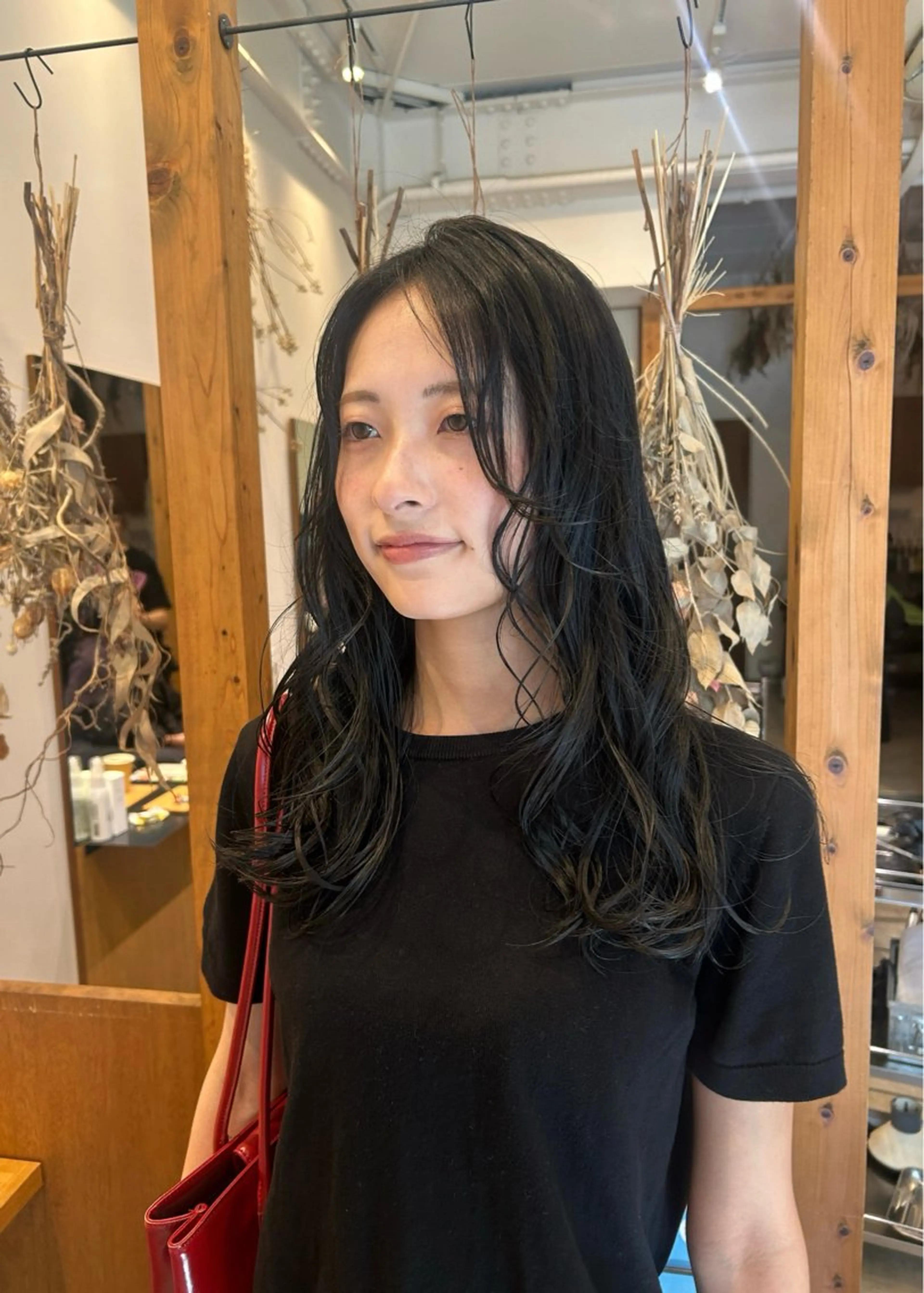 ロング カラー カット ヘアカラー ENIF ツキのヘアスタイル
