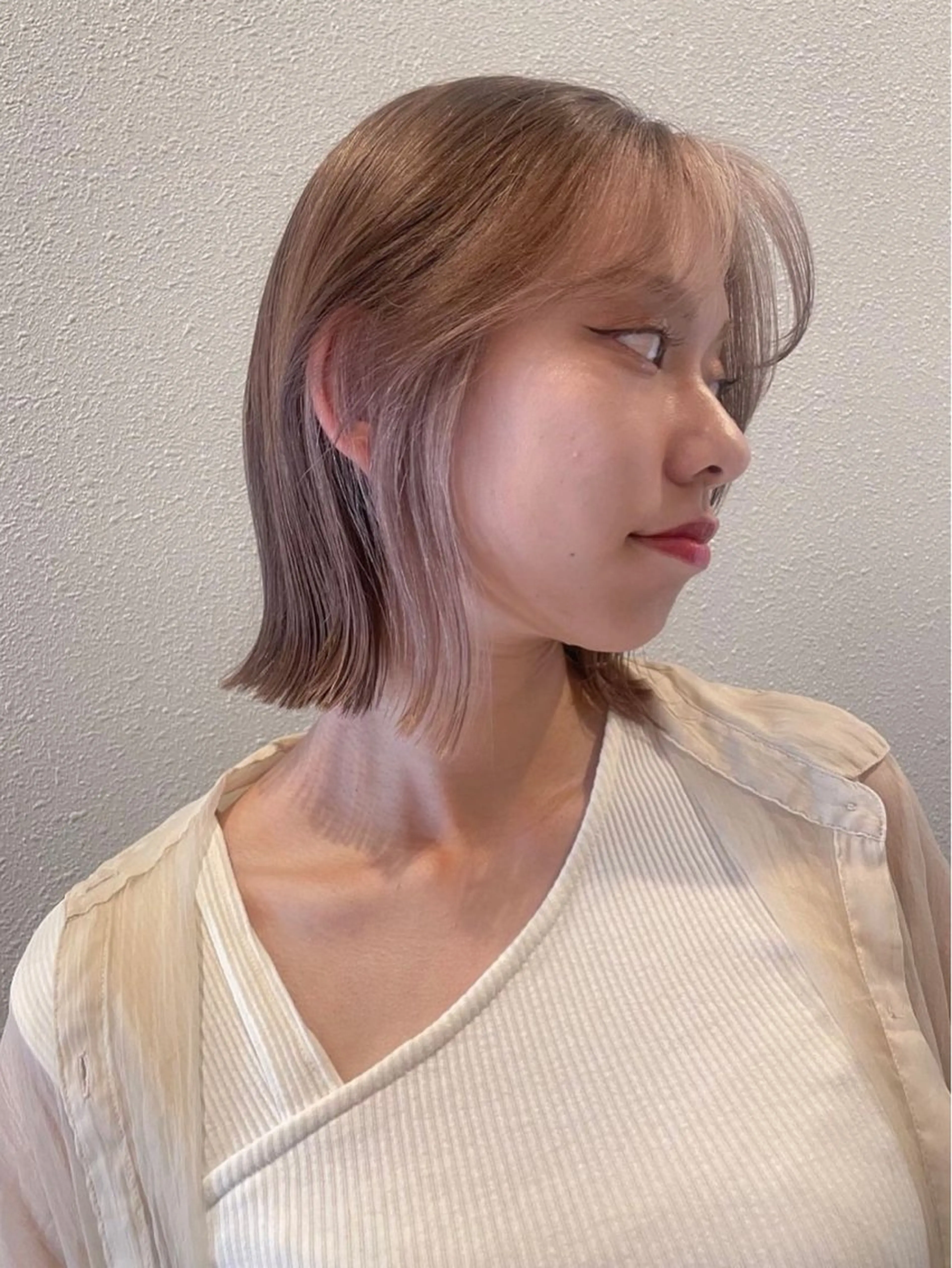 🌸卒業SALE🌸‼️ミニモ学割！初カラーの方にオススメ！ケアブリーチ✨カット➕ブリーチカラー➕トリートメント✨の写真