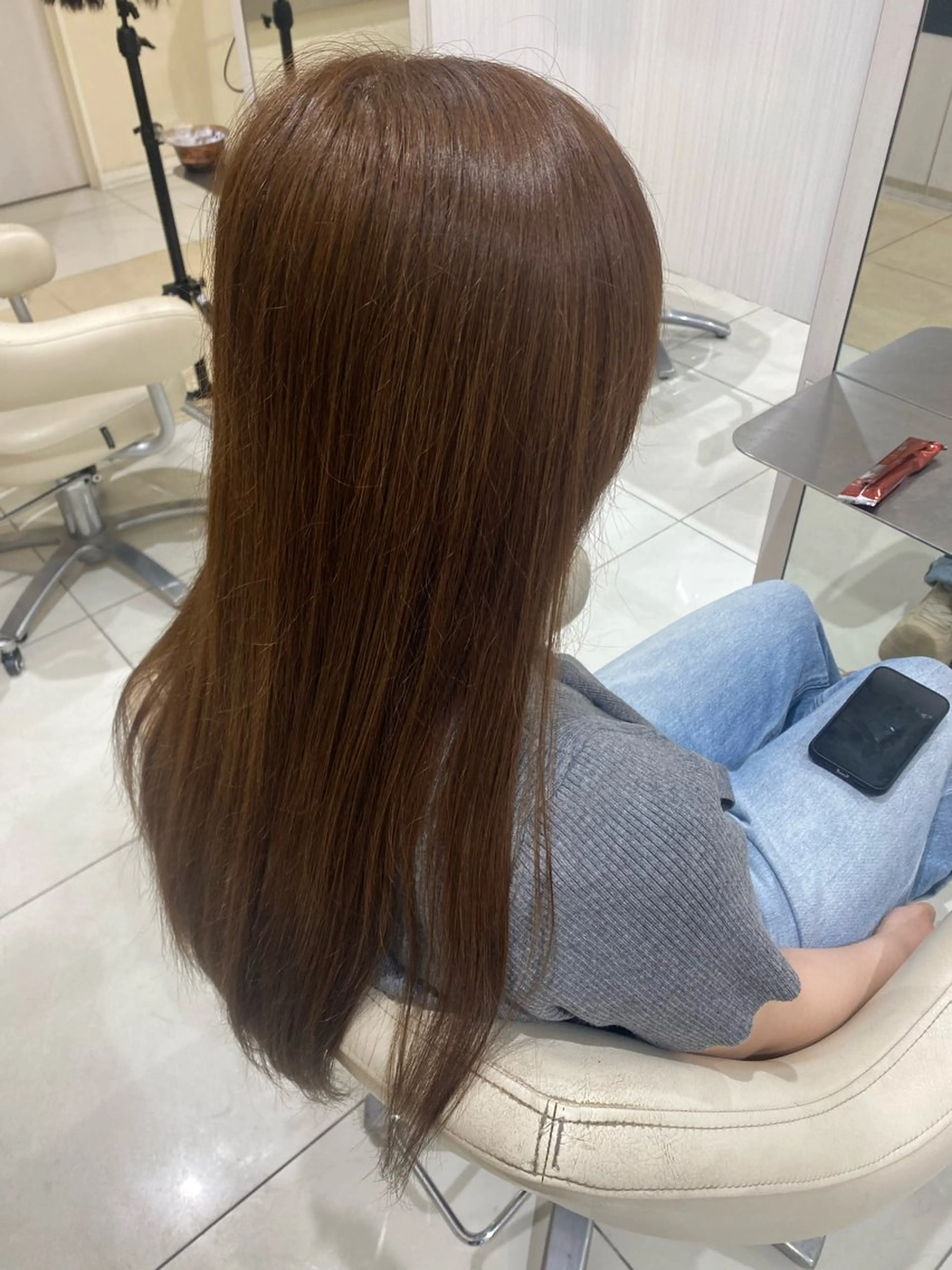 ロング カラー 中山 愛美莉のヘアスタイル