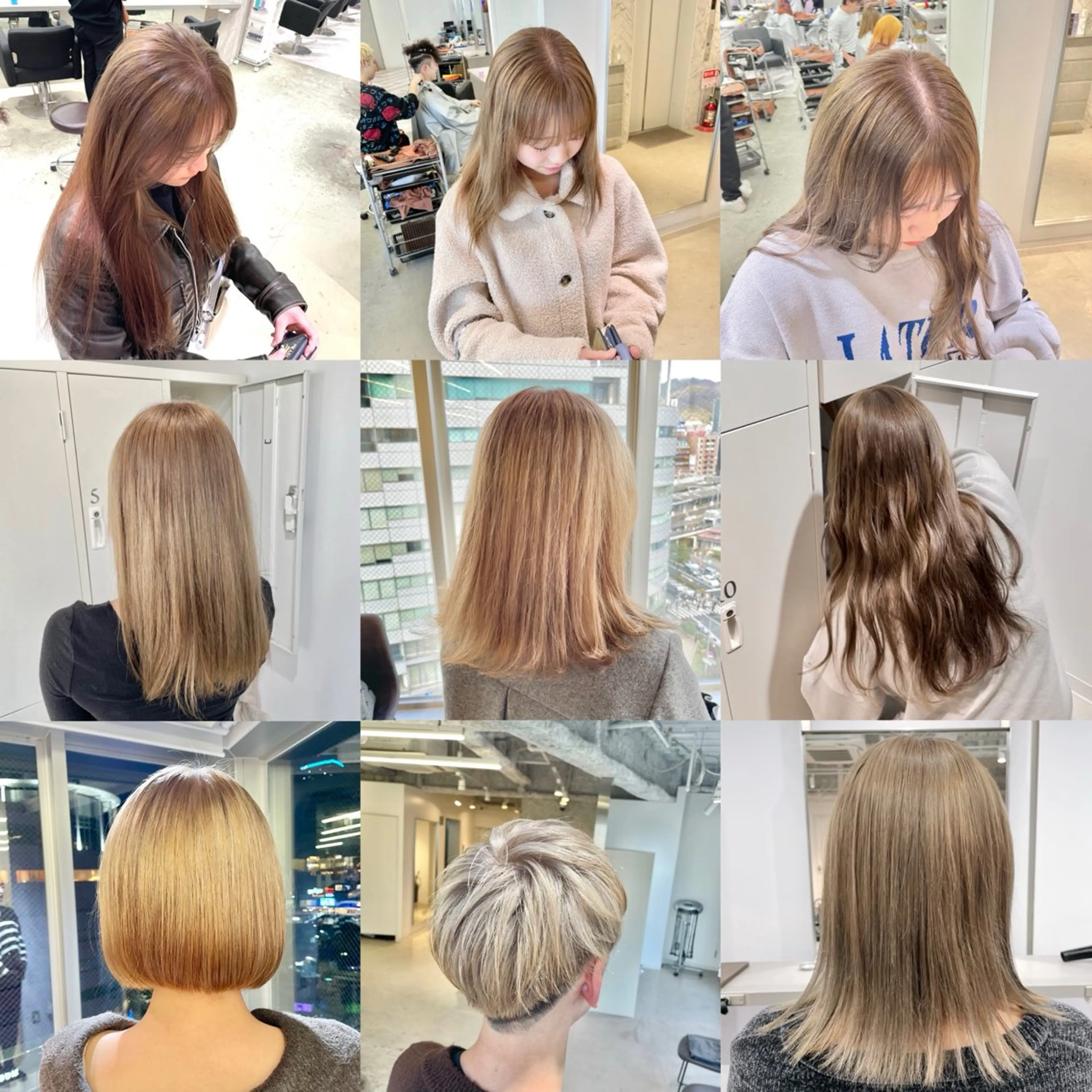 ミディアム カラー ベージュカラー ミルクティーベージュ ヘアカラー トリートメント パーマ&ブリーチ /飯牟田/GEAR.のヘアスタイル