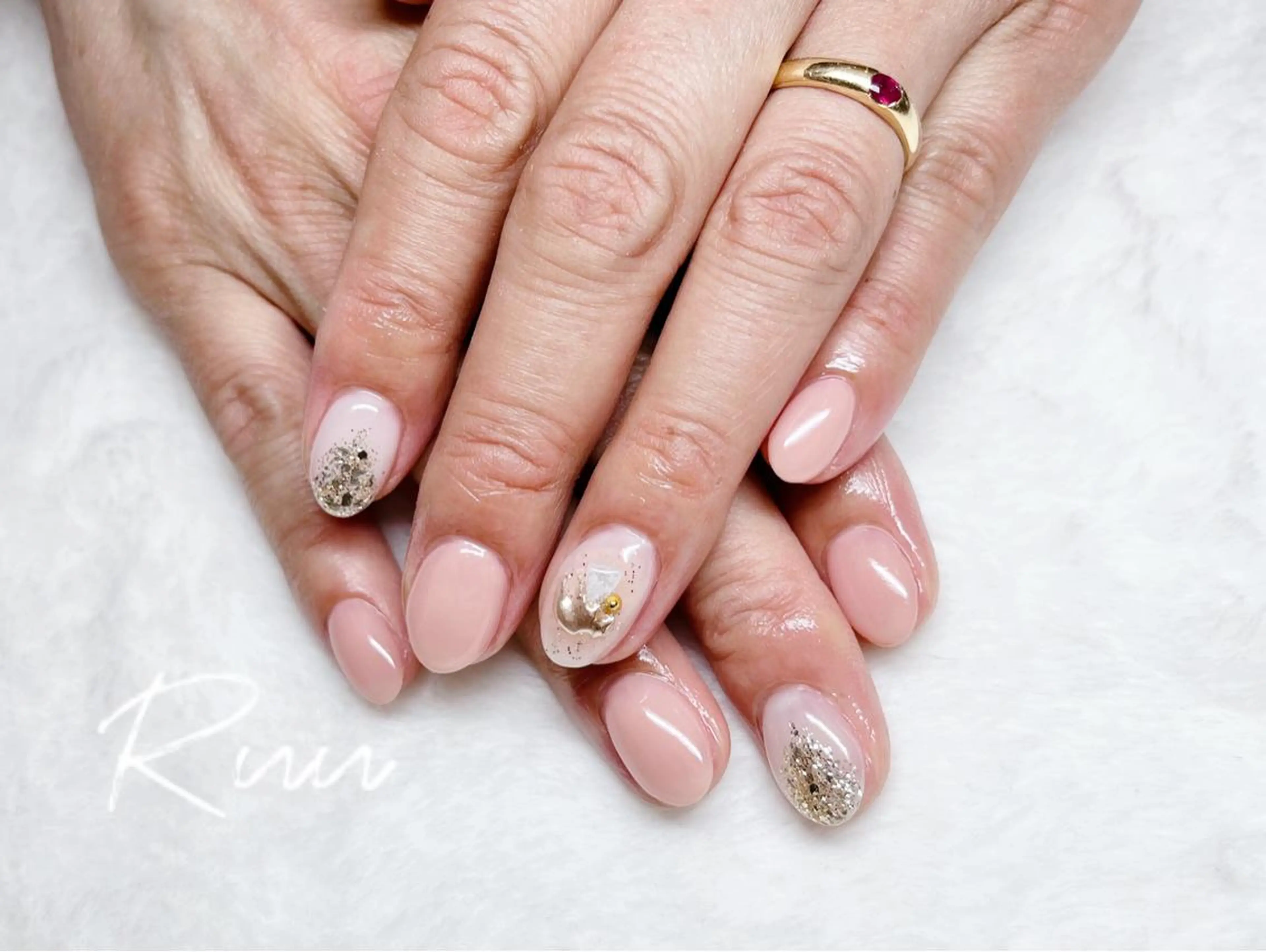 ネイル アートネイル フットネイル フレンチネイル キラキラネイル 韓国ネイル Nail salon Ruuのネイルデザイン