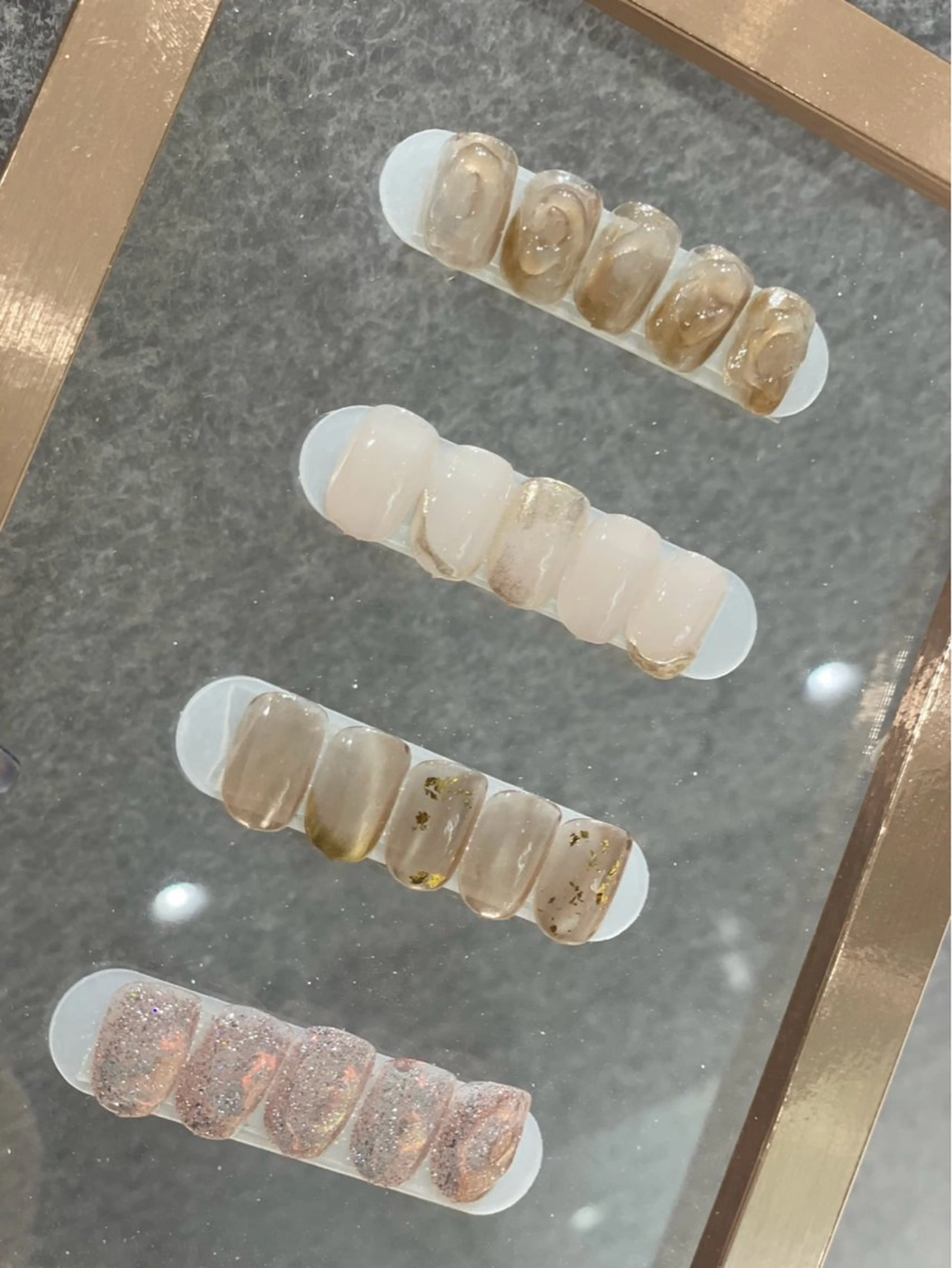 ネイル ジェルネイル ニュアンスネイル オフィスネイル パラジェル シンプルネイル tete nailstudioのネイルデザイン