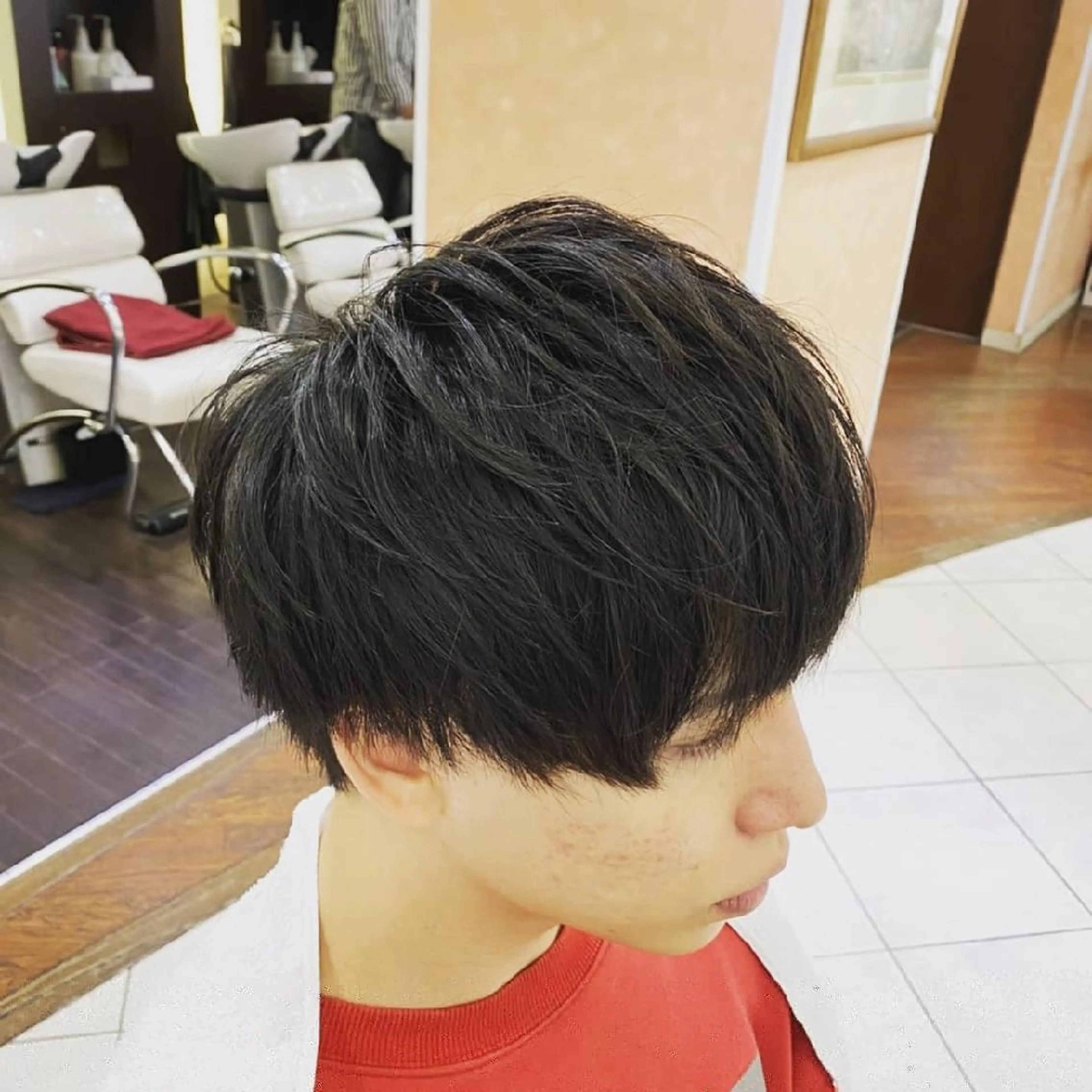 ショート メンズ マッシュ 小顔カット 🐺デザインウルフ / 一ノ瀬 凌🐺のヘアスタイル