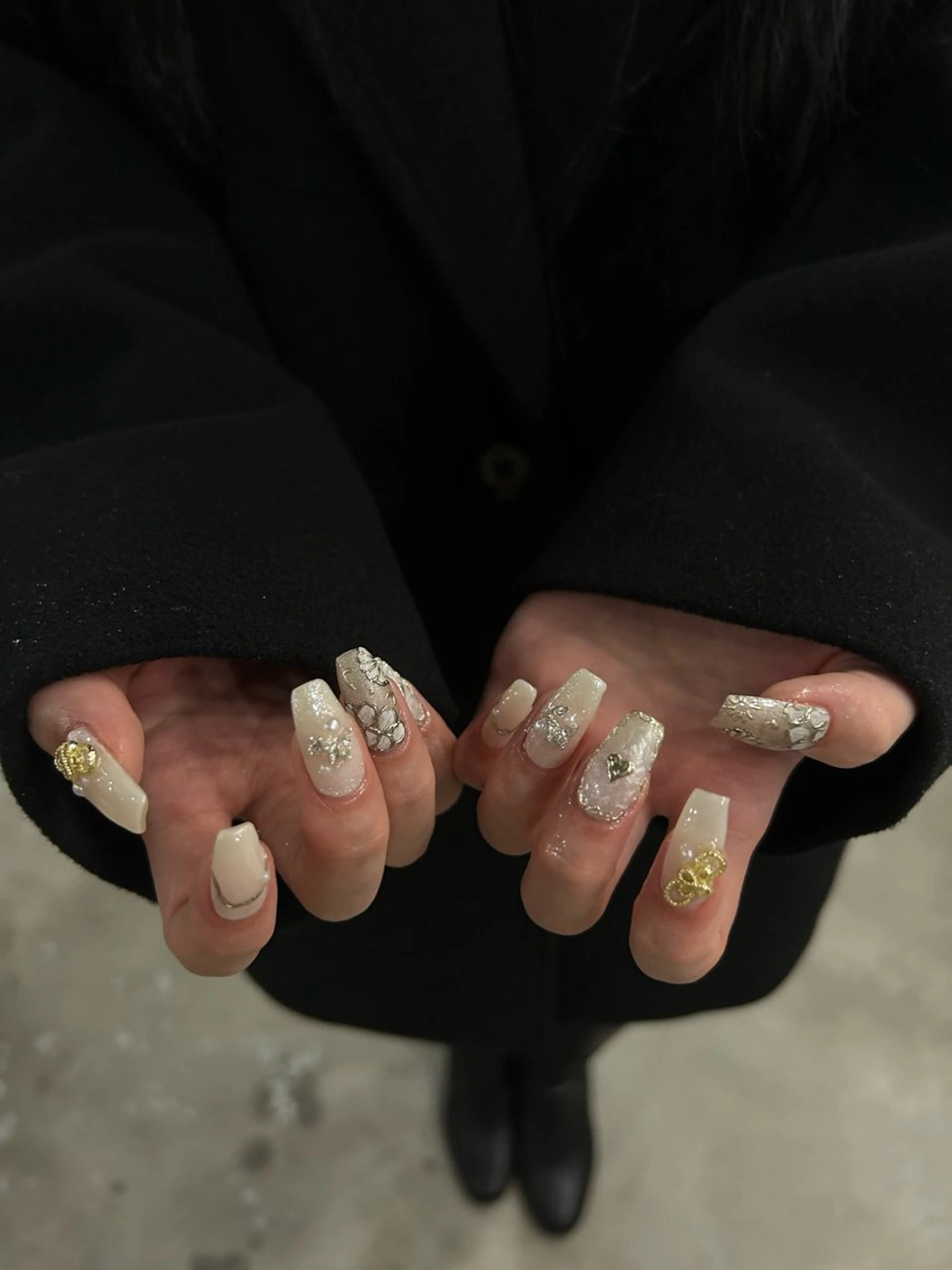 ネイル 成人式 ハンドネイル loveday RISAのネイルデザイン