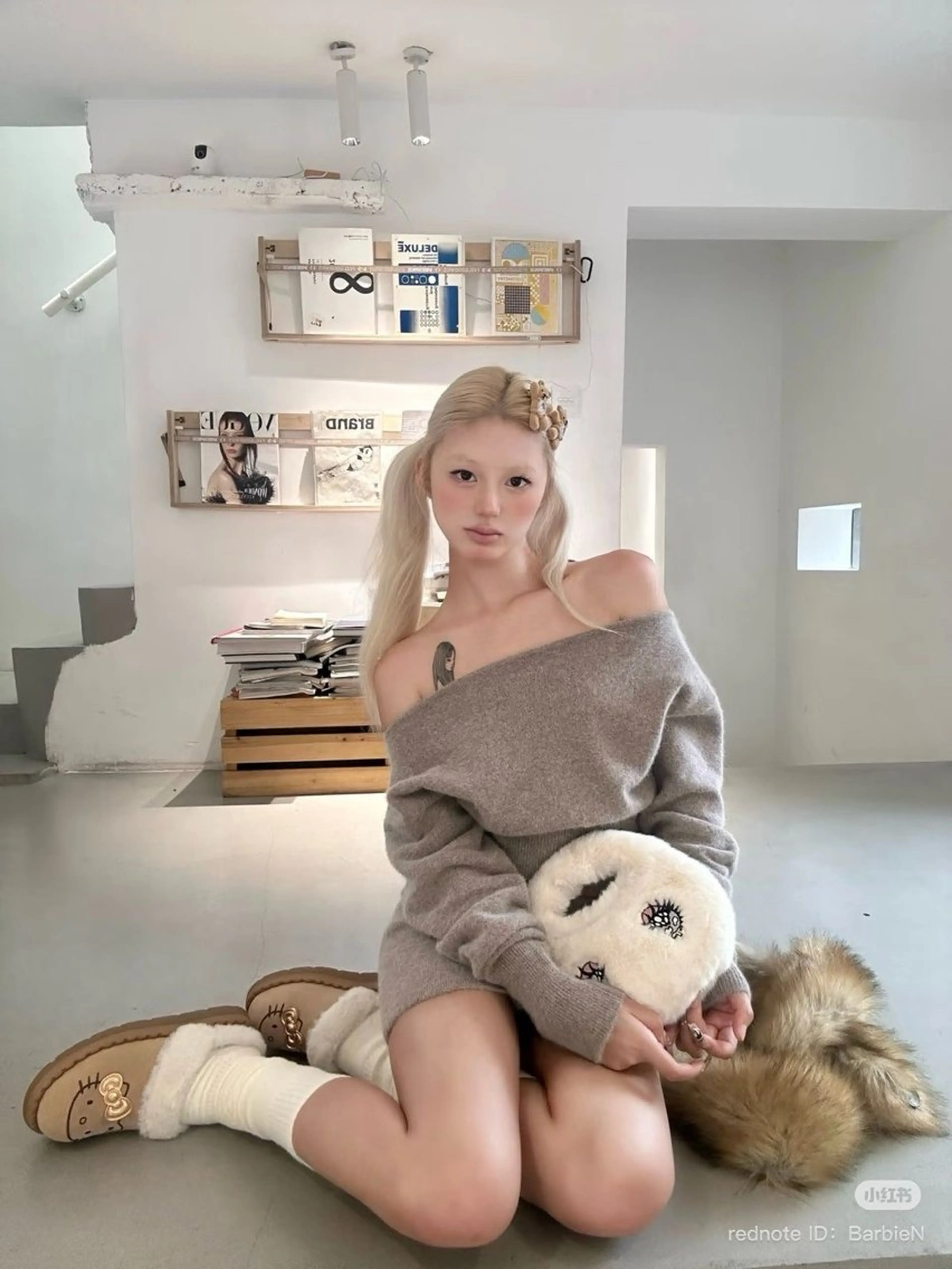 カラー 表参道/ハイトーン/ misaki🎀のヘアスタイル