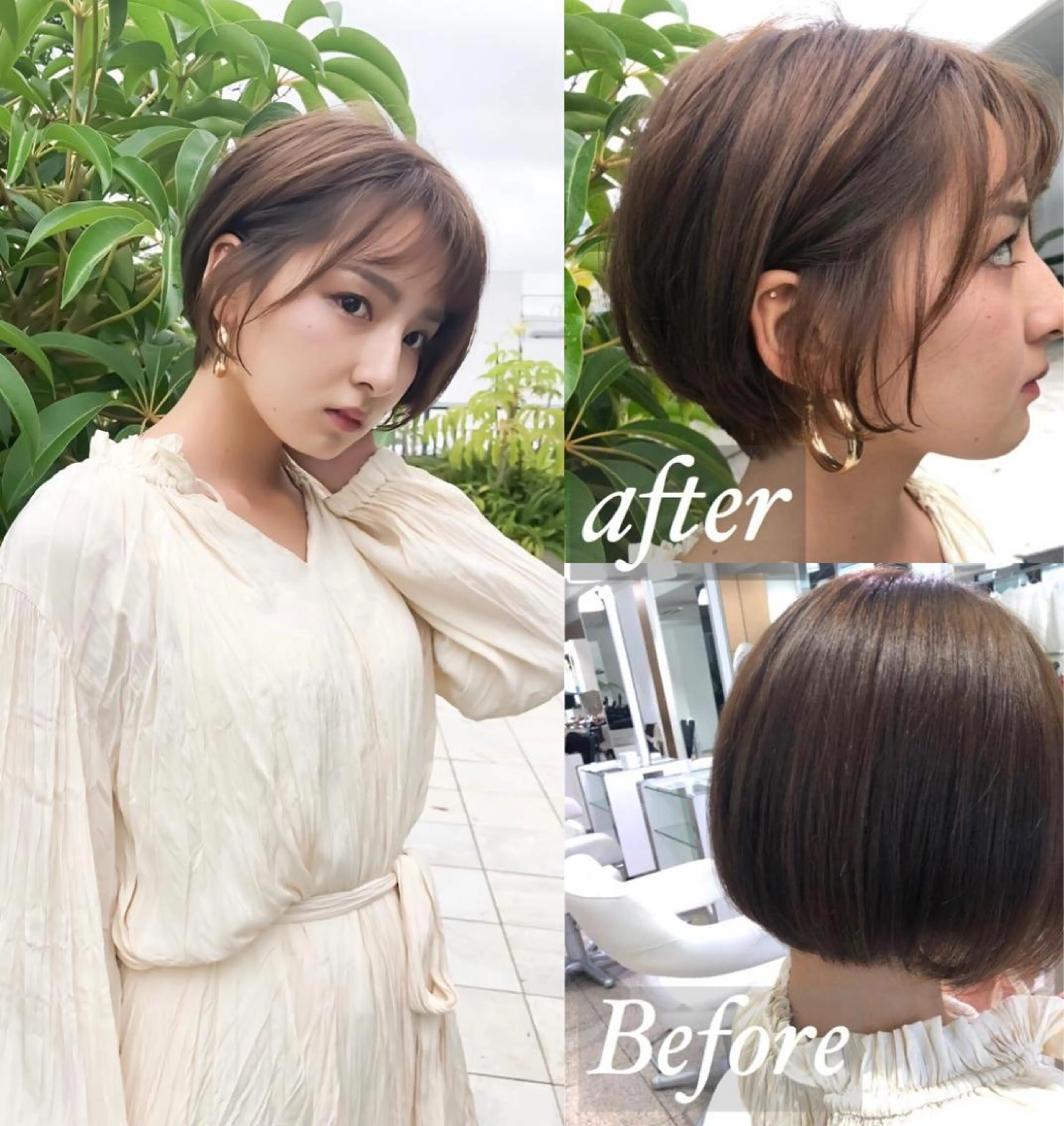 ショート 似合わせカット 迫留由弥のヘアスタイル