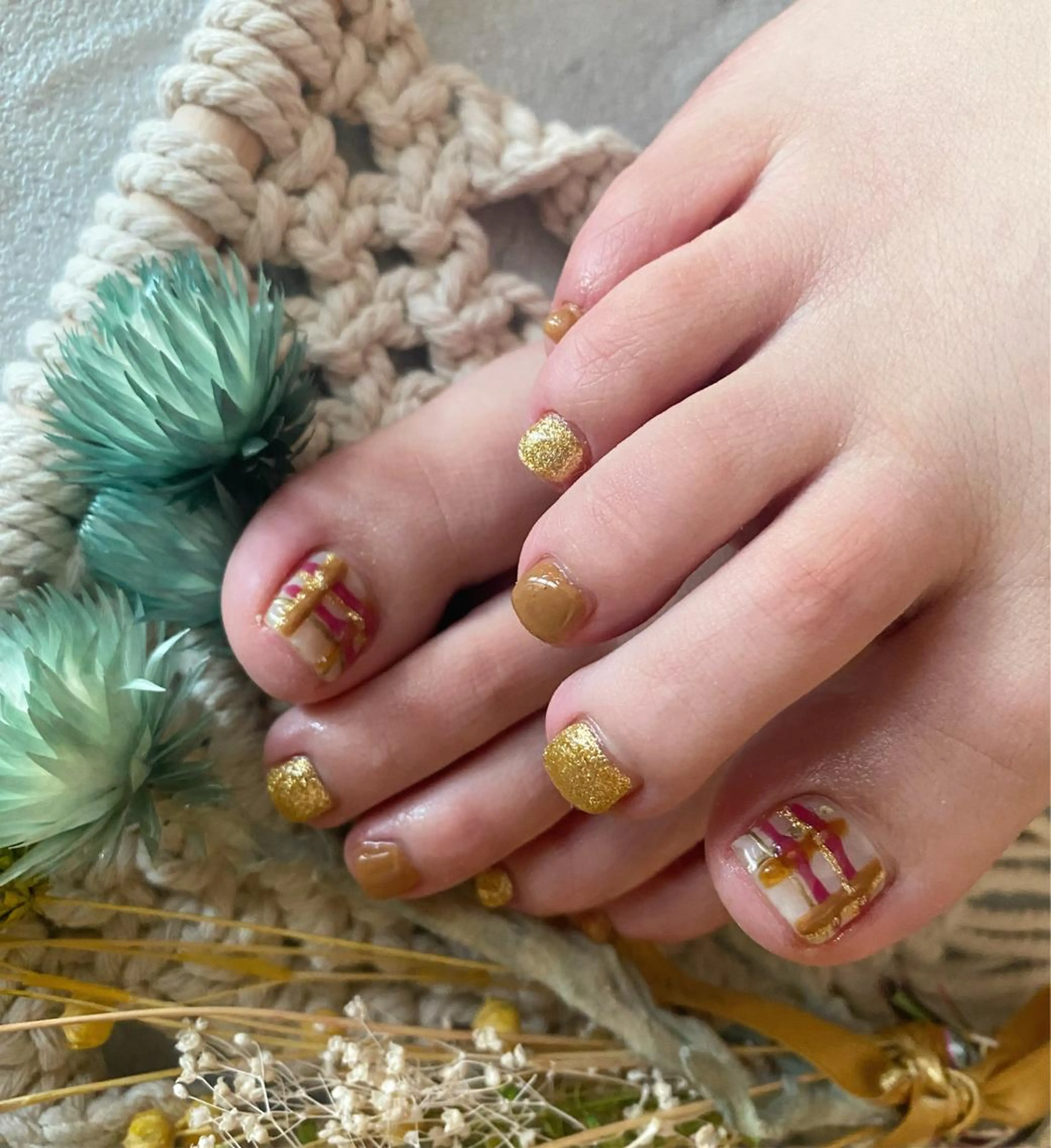 ネイル フットネイル ëmma nail_ by chulaのネイルデザイン