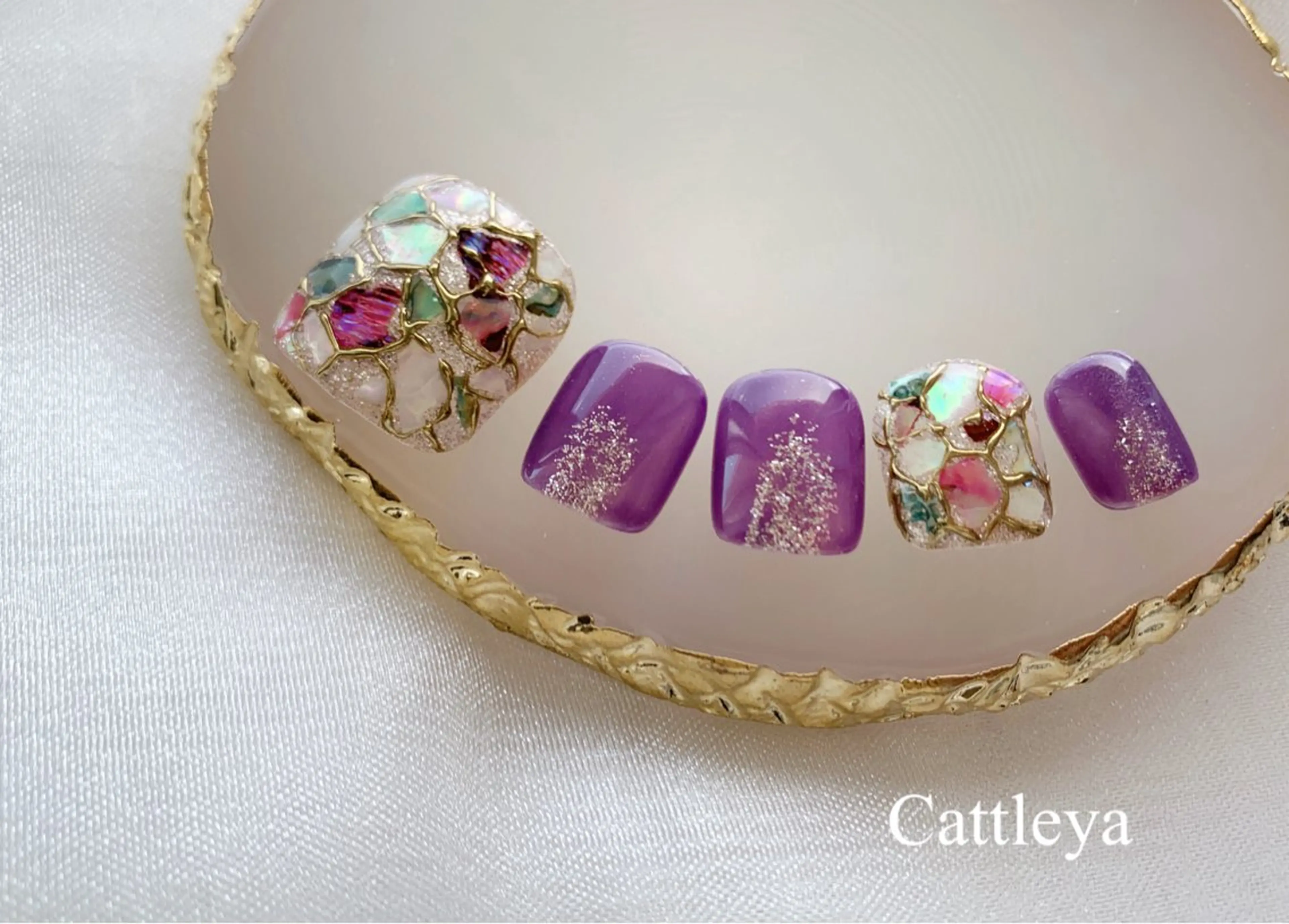 ネイル フットネイル Cattleya カトレアのネイルデザイン