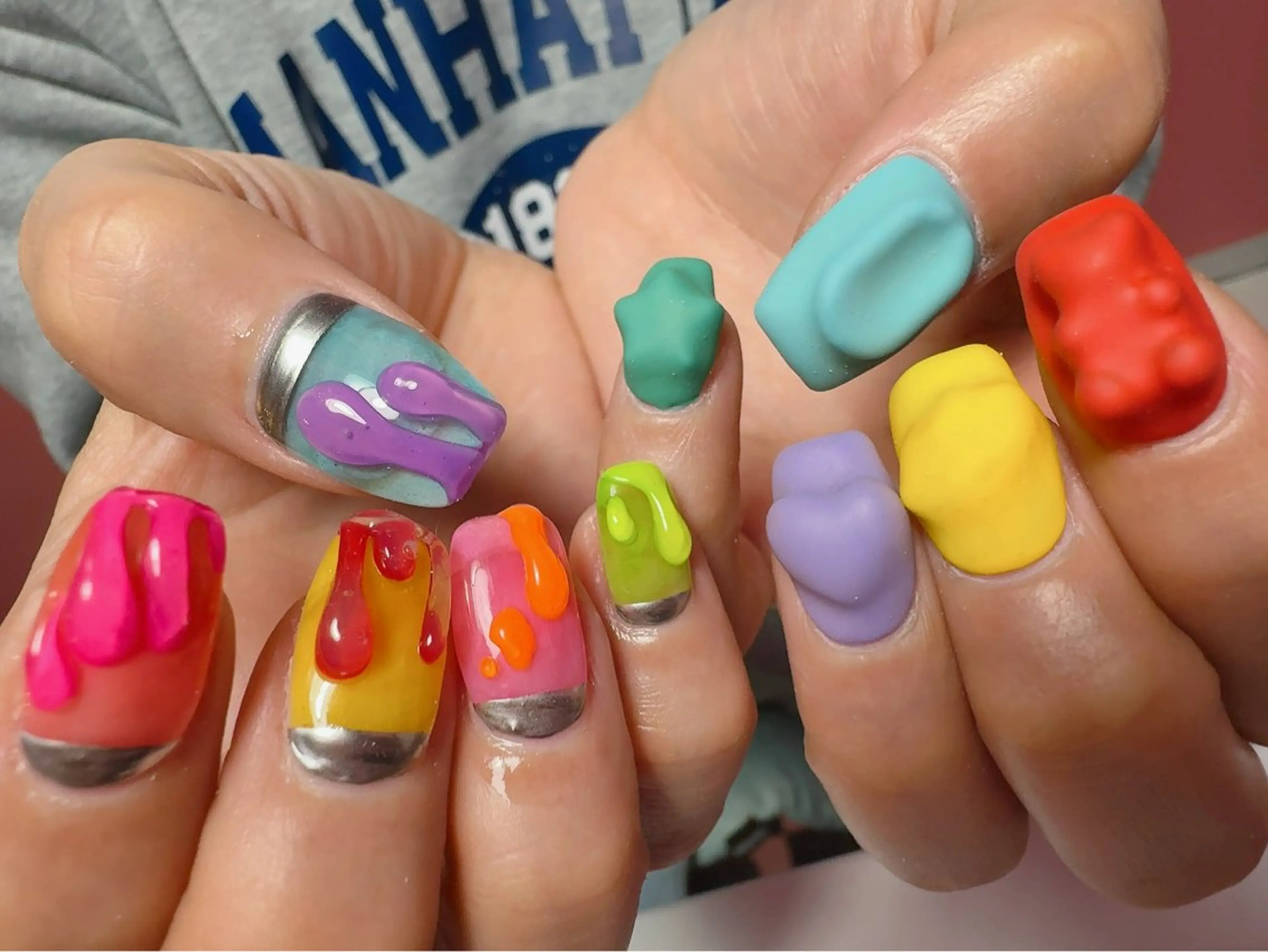 ネイル ハンドネイル アイアムアイ 大村磨衣のネイルデザイン