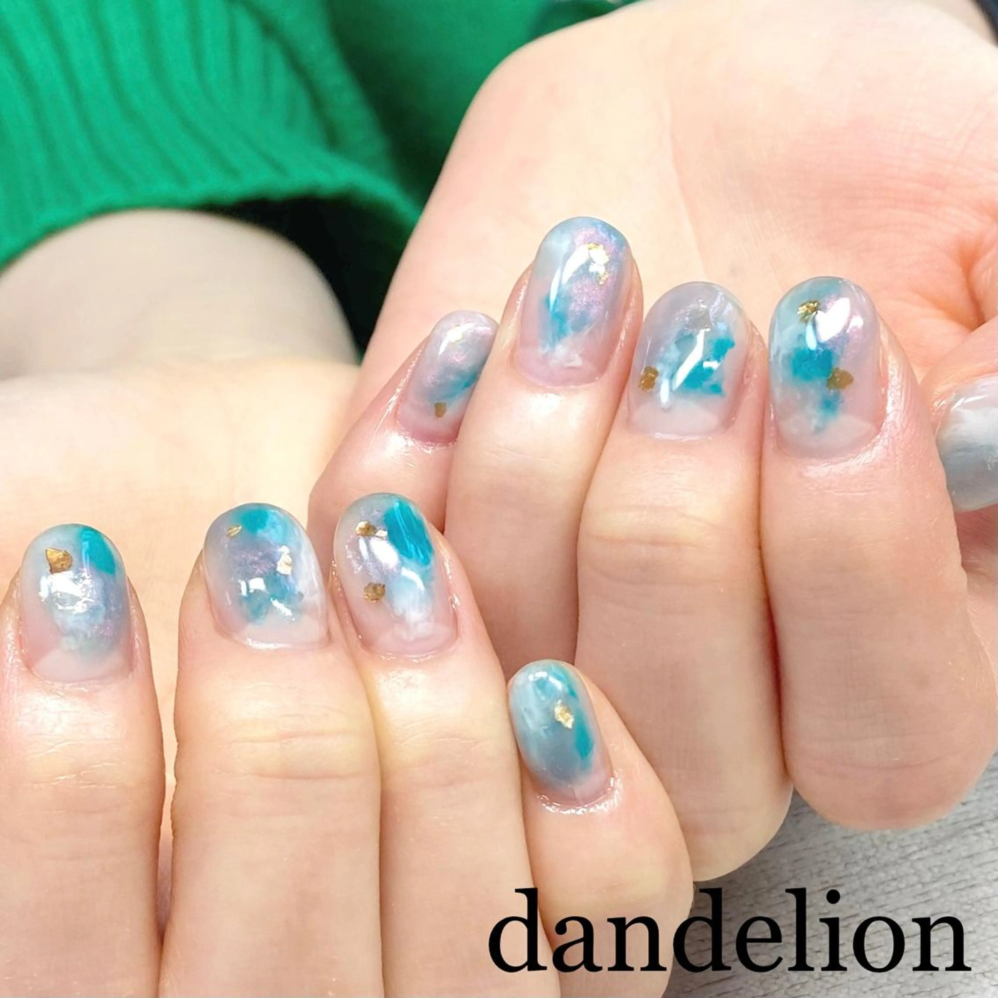 ネイル ハンドネイル ハンドケア dandelion ダンデライオンのネイルデザイン