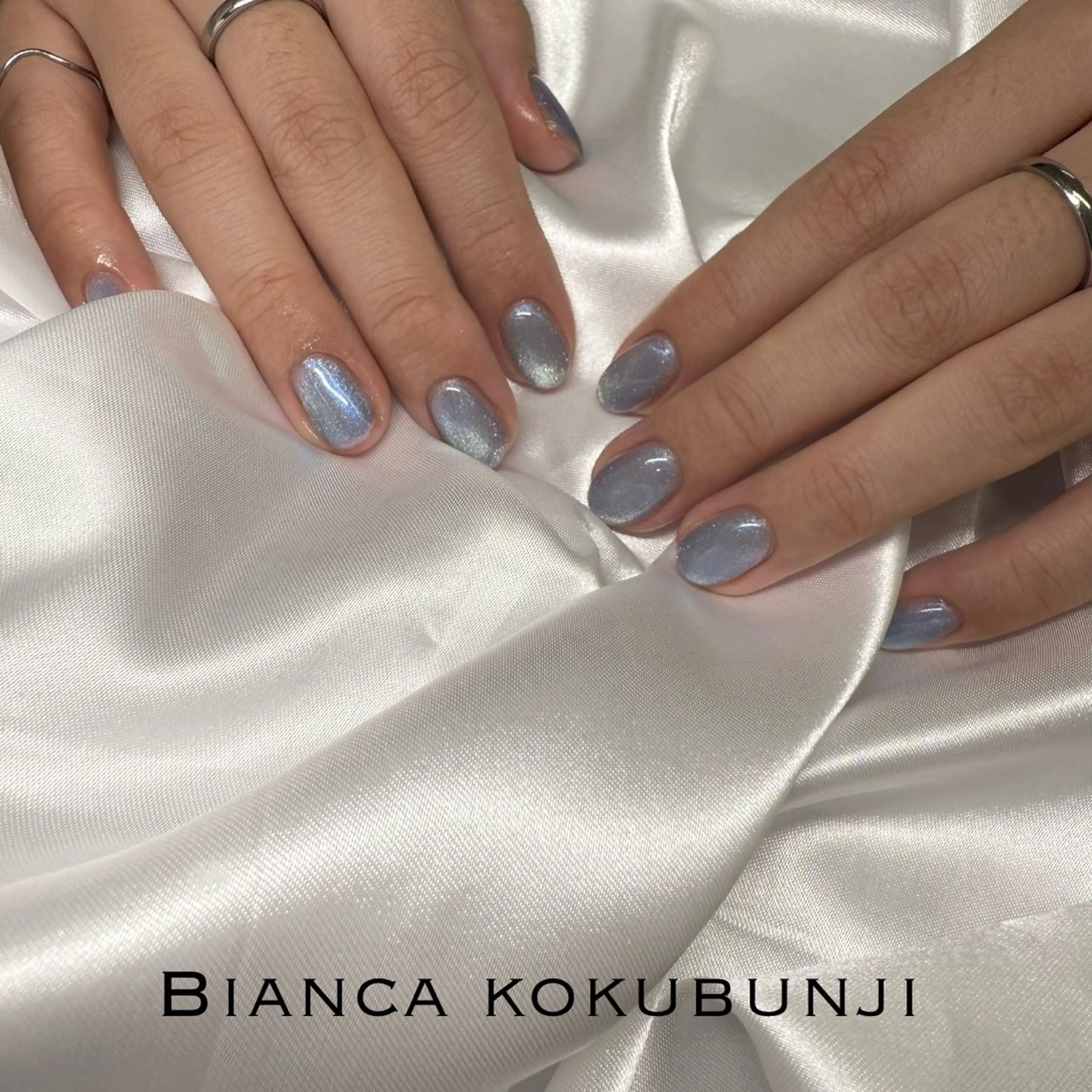 ネイル マグネットネイル ハンドネイル Bianca立川店 saitoのネイルデザイン