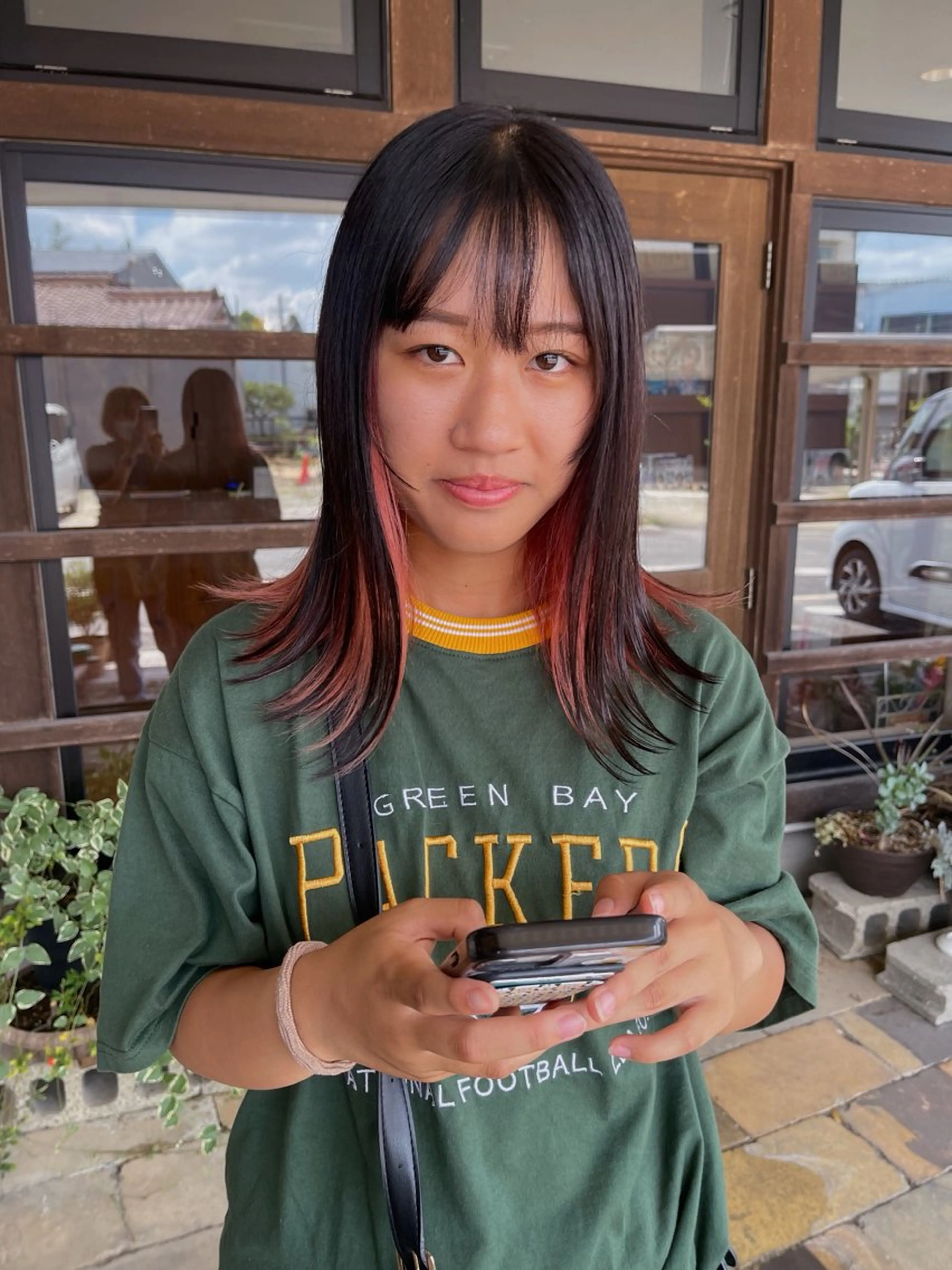 ロング カラー ブラウンカラー デザインカラー ハイトーンカラー インナーカラー ピンクカラー ヘアーニュース 🌿NAMII🌿のヘアスタイル