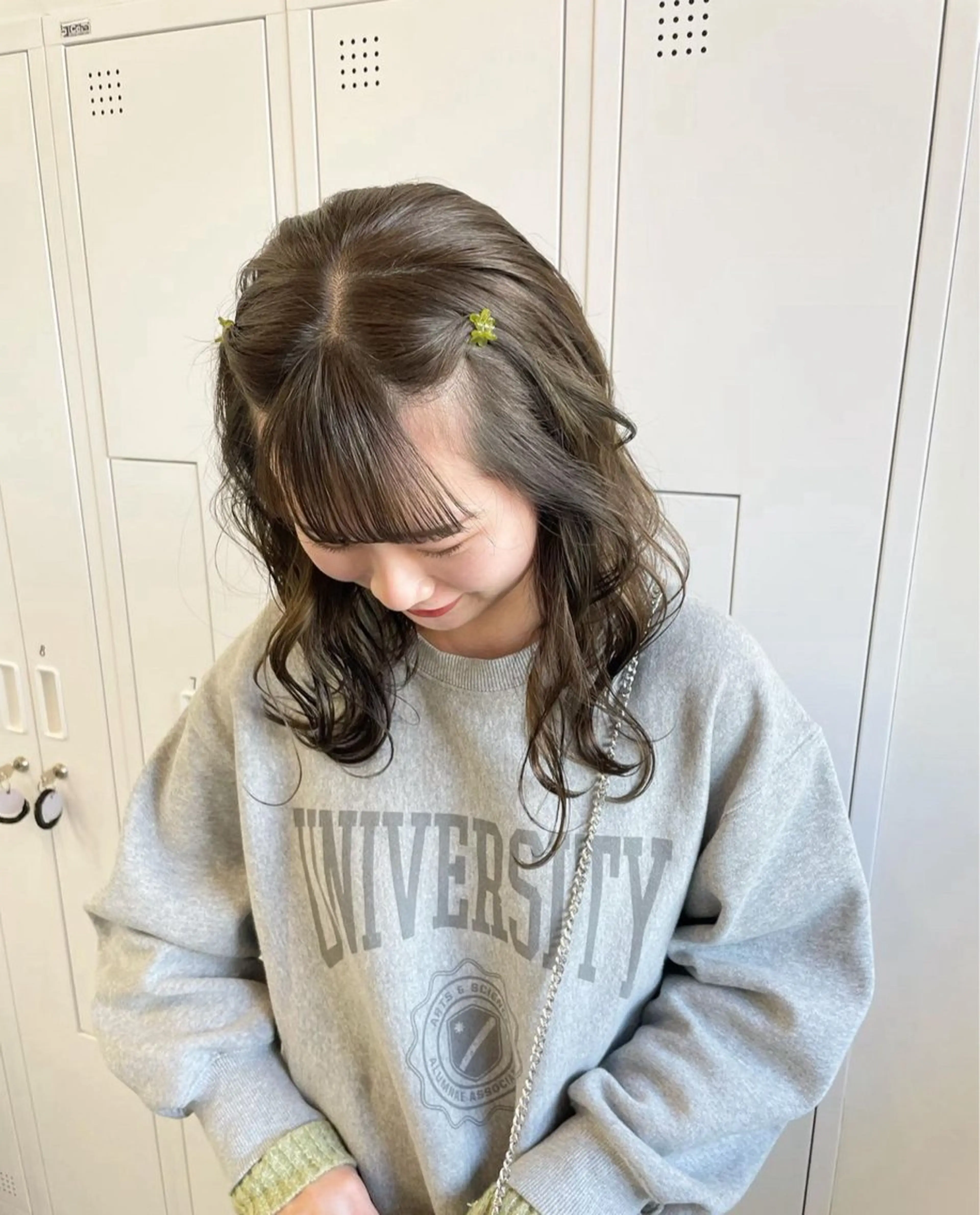 ミディアム 立野 莉央のヘアスタイル