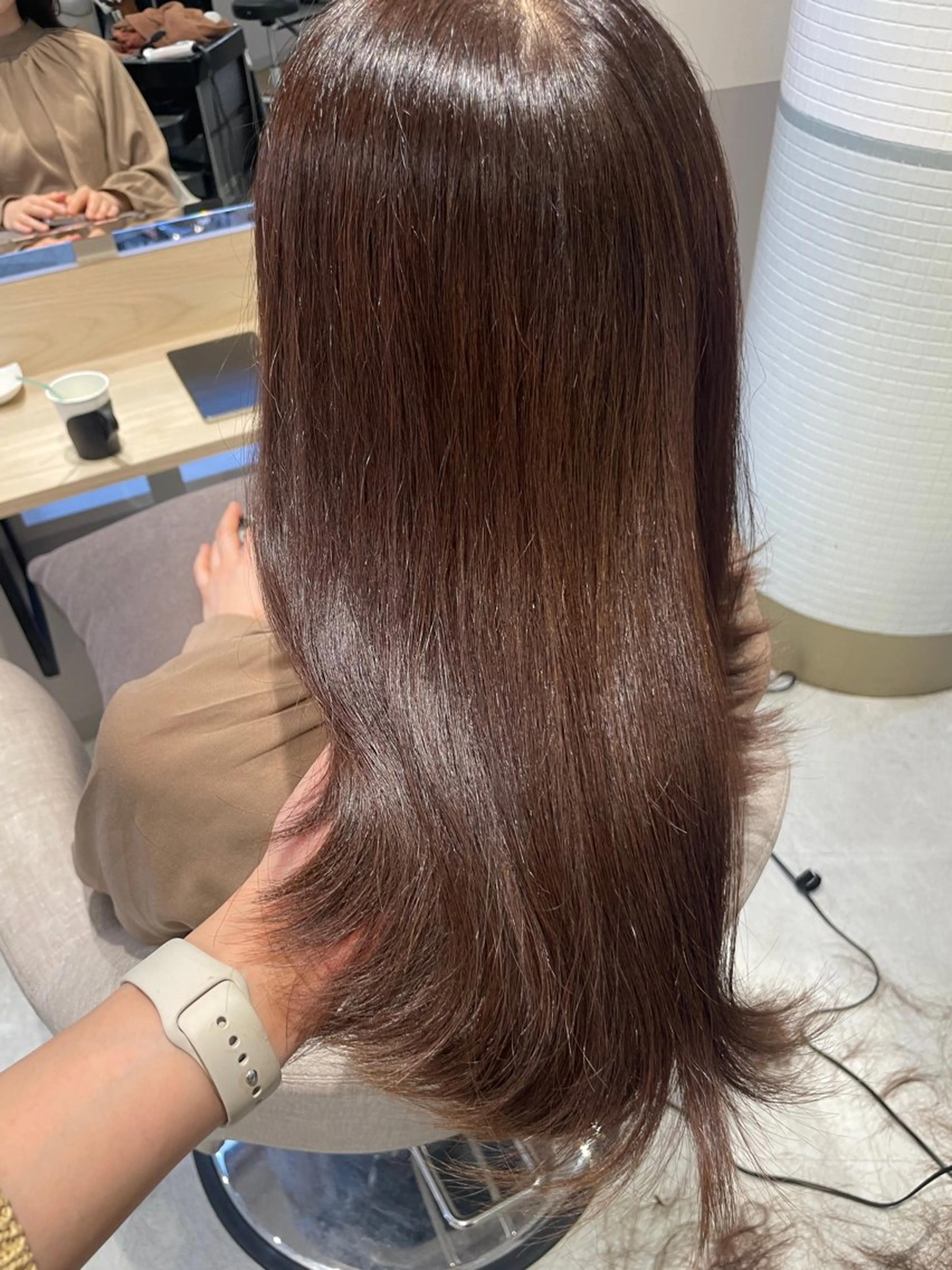 セミロング カラー カット ヘアカラー トリートメント HARUKA韓国ヘア /Luana梅田のヘアスタイル