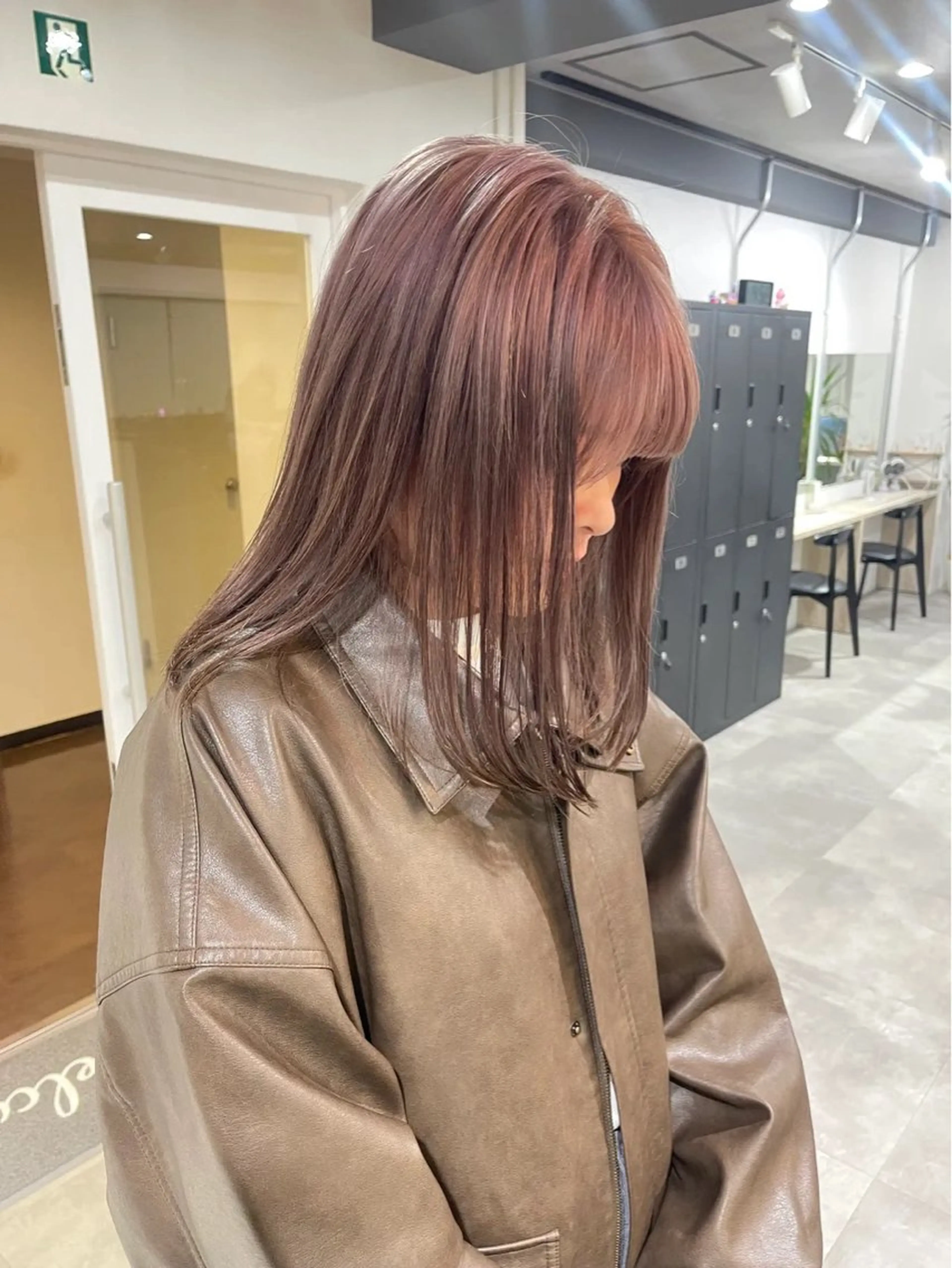 ミディアム カラー 🤎ᩚ暖色ブラウン りょうか🧸のヘアスタイル