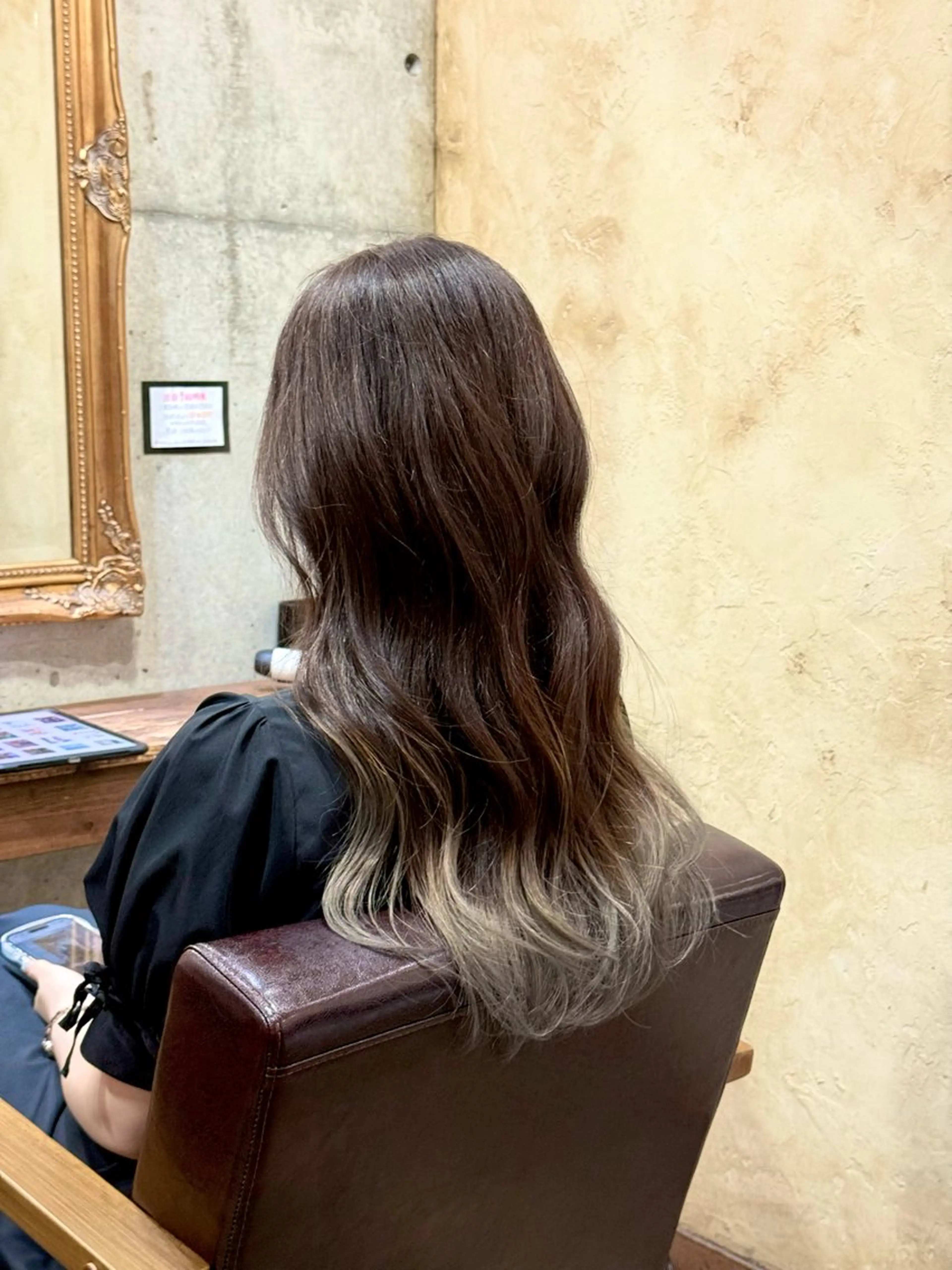 セミロング カラー パーマ カット ヘアカラー トリートメント ✂︎cadre✂︎ 🪶かまだれいし🪶のヘアスタイル