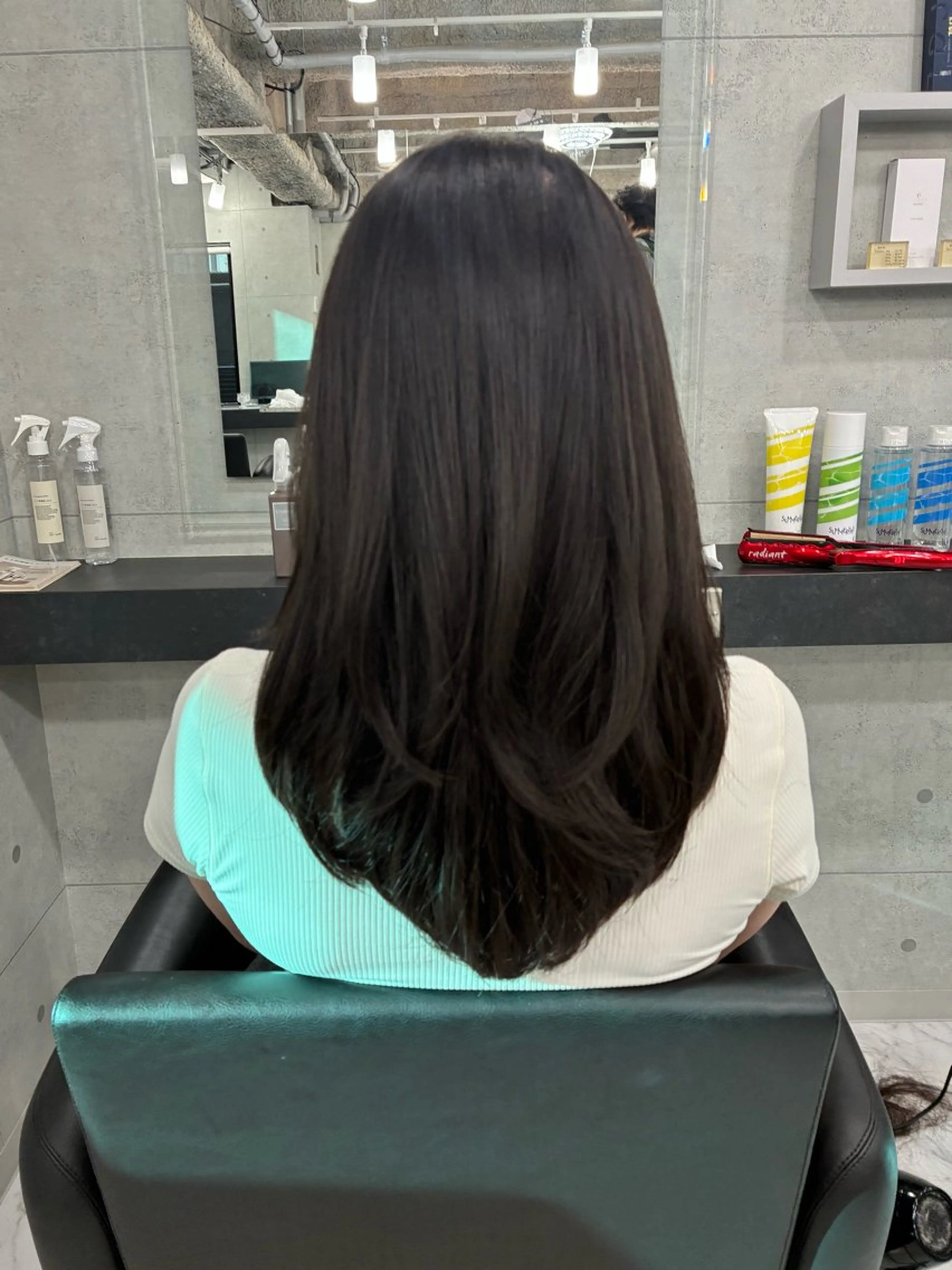 ロング カラー 透明感カラー カット ヘアカラー トリートメント Endearing所属・Endearing 北澤那未🌟銀座のヘアスタイル